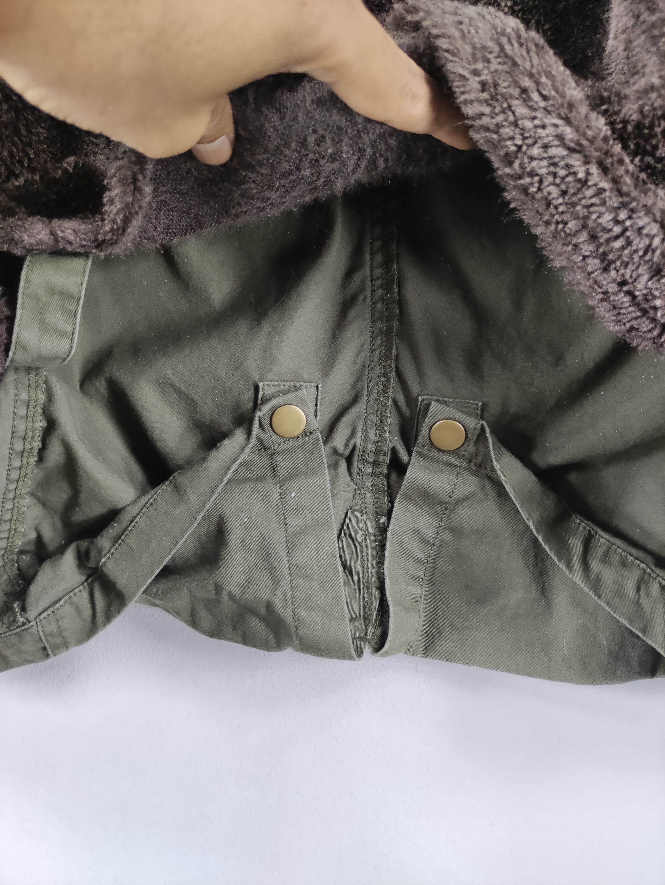 GU Vintage Gu Parka Hooded Jacket Lined Fleece Size US S / EU 44-46 / 1 - 11 Thumbnail