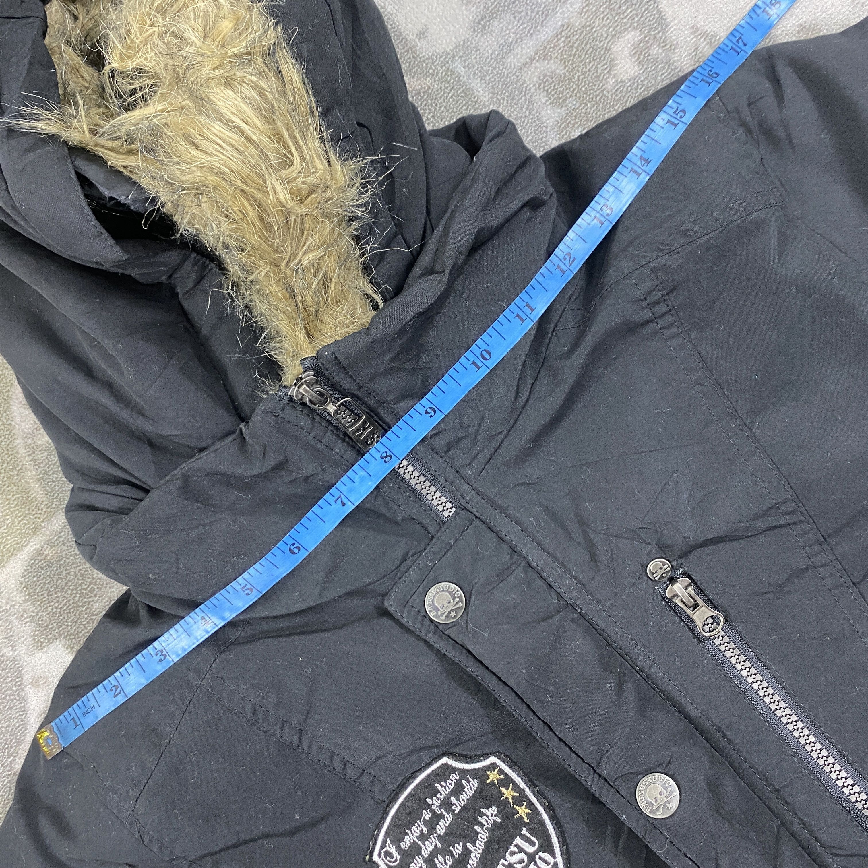 If Six Was Nine Vintage BA-TSU STUDIO Puffer Hoodie Black Jacket- J507 Size US XS / EU 42 / 0 - 5 Thumbnail