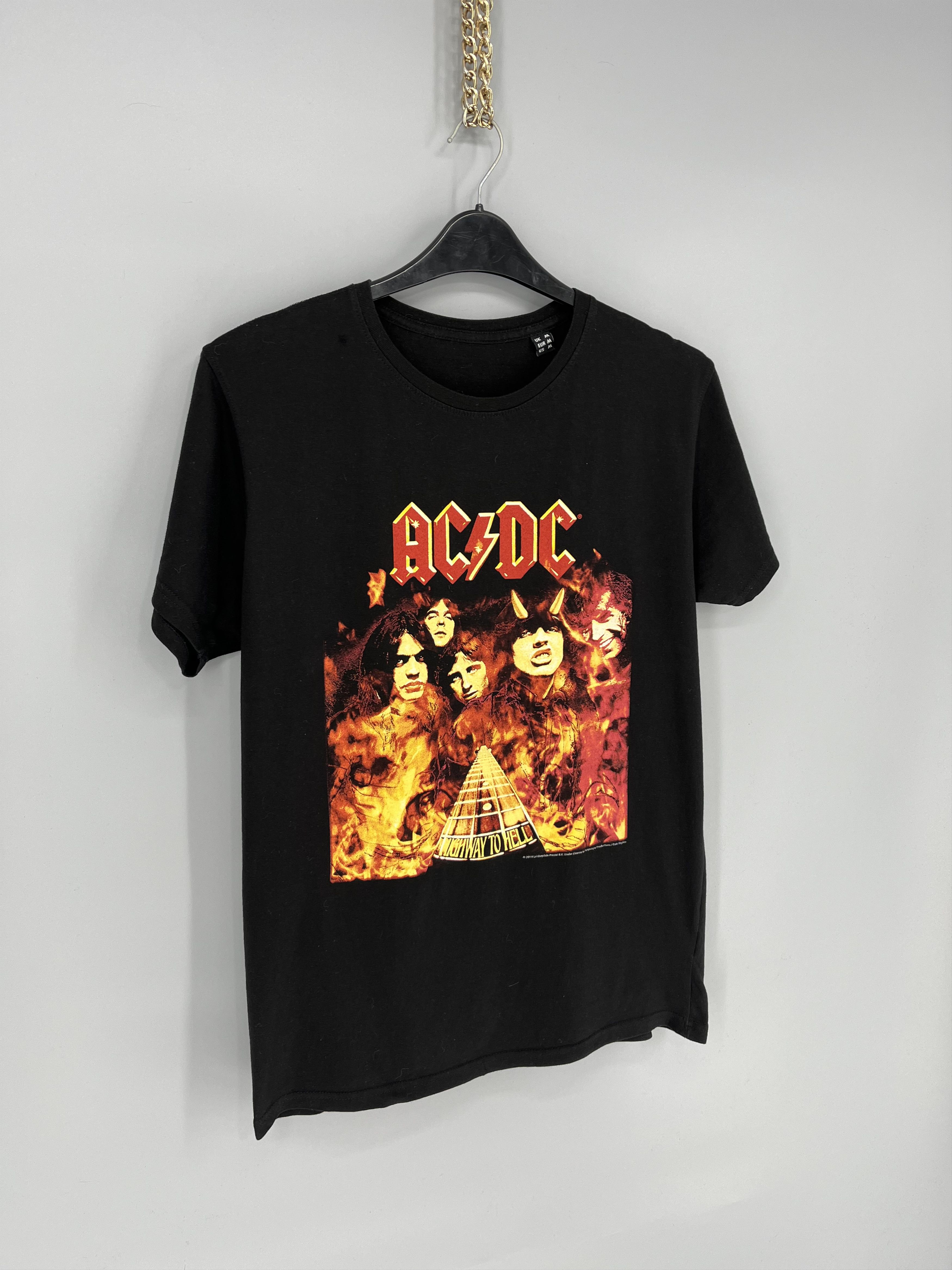 Band Tees Vintage Y2K Ac/Dc Highway To Hell World Tour BAND TEE Size US M / EU 48-50 / 2 - 2 Thumbnail