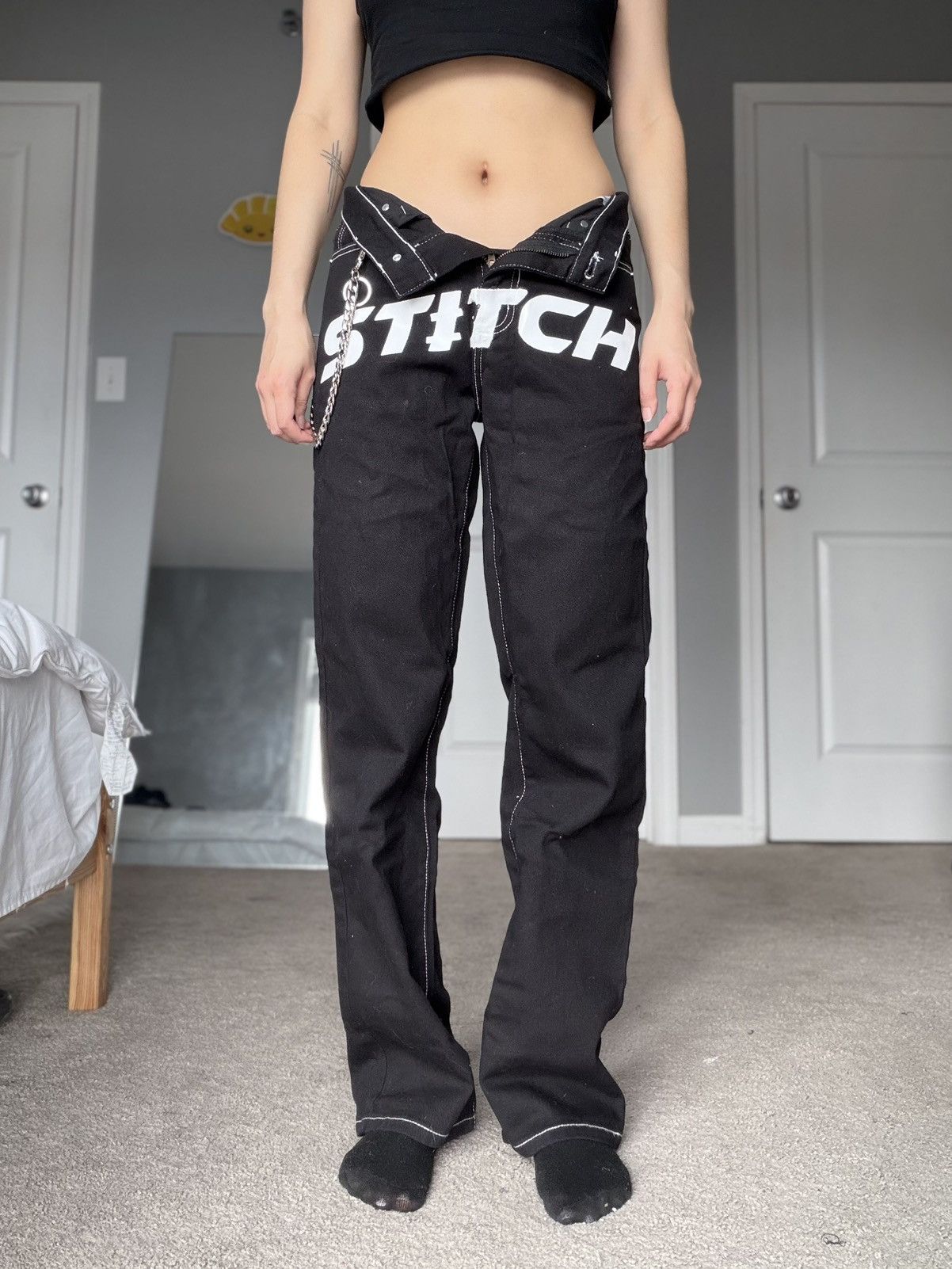 Other Stitch BIGAZCROTCHPRINT* Jeans Size US 26 / EU 42 - 7 Thumbnail