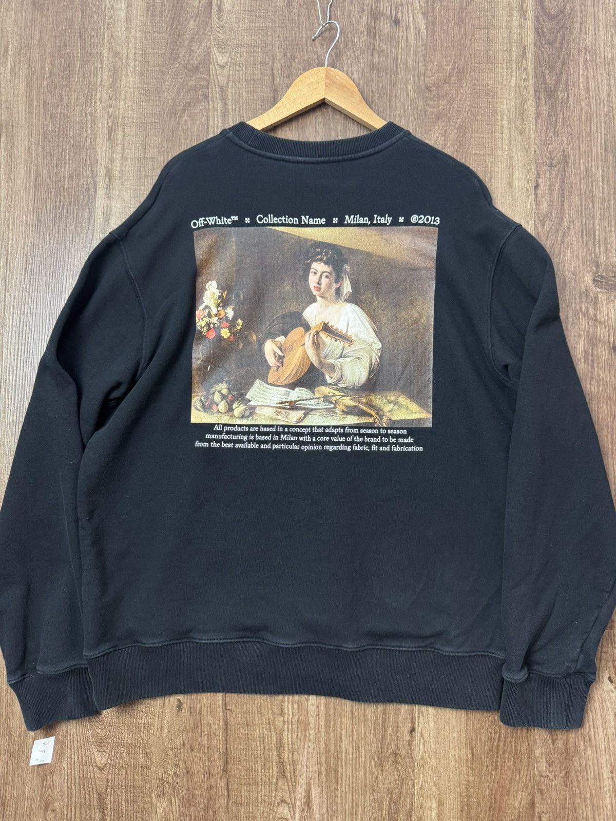 Off-White OFF WHITE CARAVAGGIO LUTE SLIM CREWNECK Size US XL / EU 56 / 4 - 3 Thumbnail