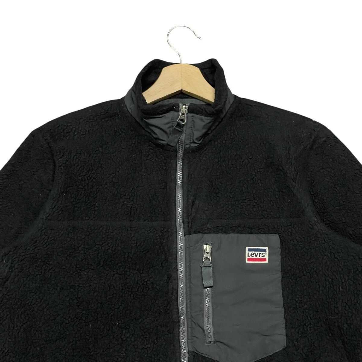Levi's Vintage Levi’s Big E Made in USA Sherpa Fleece Jacket Size US M / EU 48-50 / 2 - 7 Thumbnail