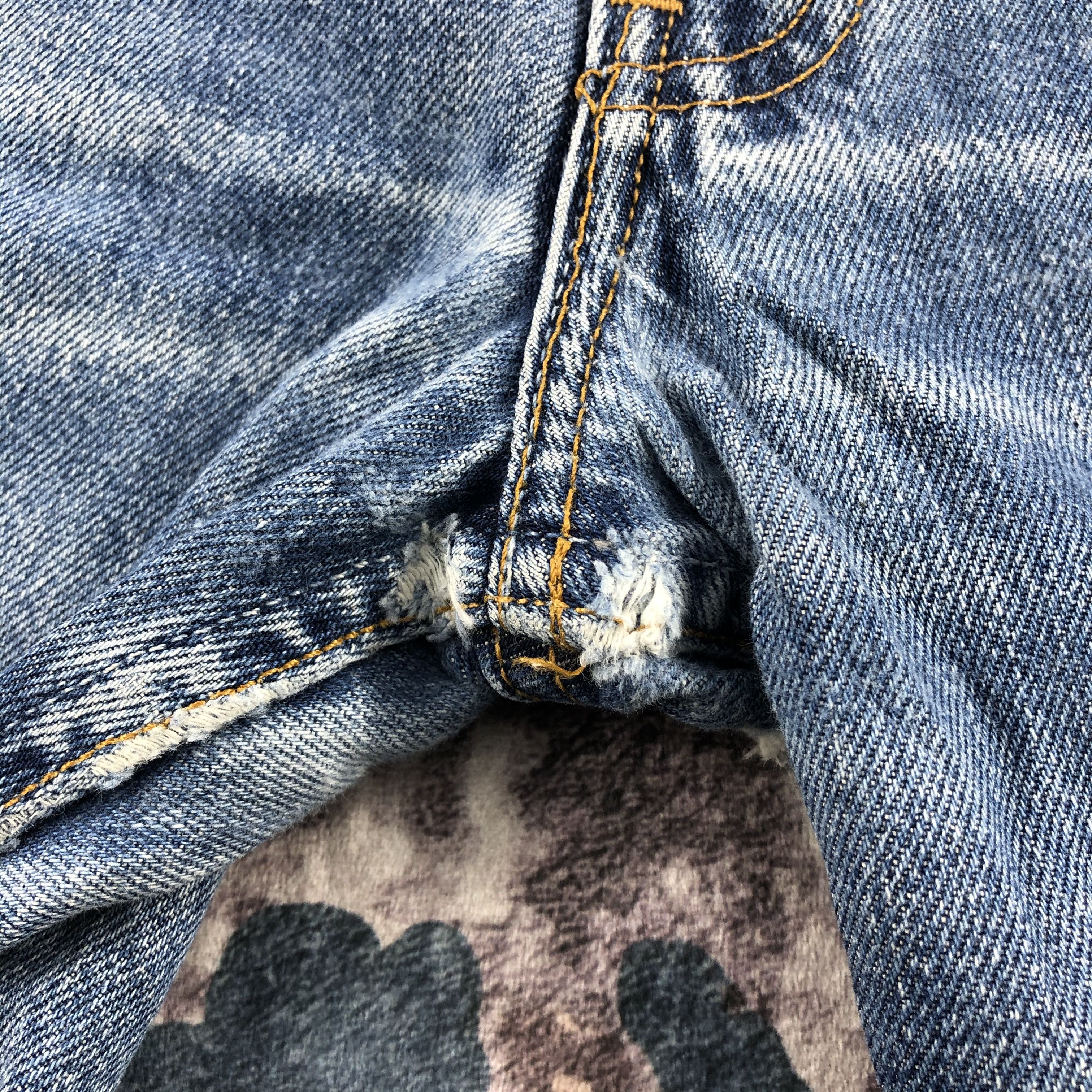Levi's 90s Vintage Blue Wash Levis 501 Jeans-JM2244 Size US 30 / EU 46 - 11 Thumbnail