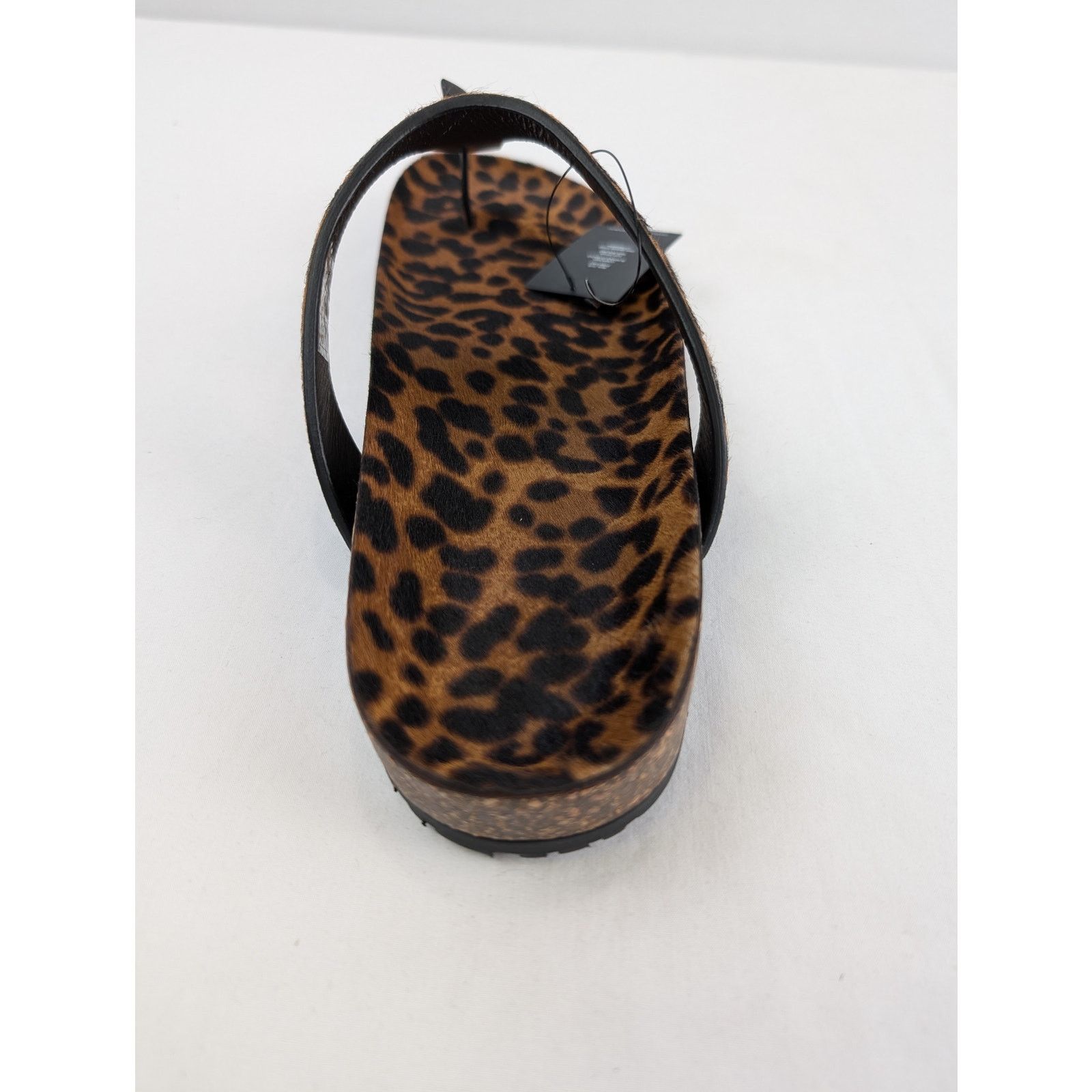 Saint Laurent Paris o1rshd1 Pony Spots Slipper sandal in Brown/Black Size US 10.5 / EU 43-44 - 9 Thumbnail