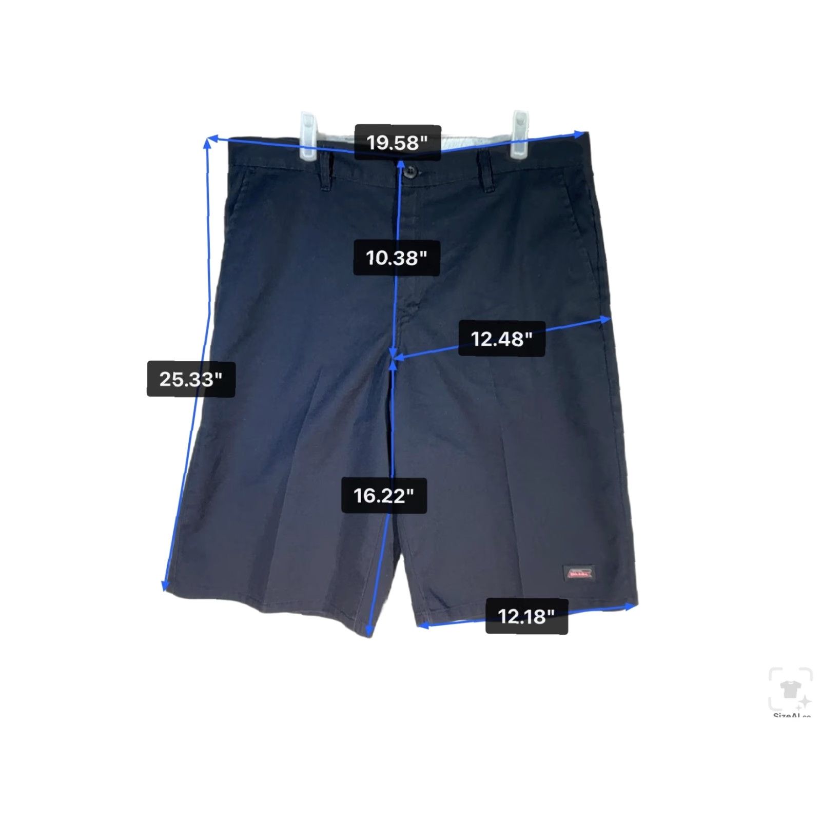 Dickies Dickies Shorts Mens 36 Black Chino Flat Front Workwear Pockets 11 Inseam Casual Size US 36 / EU 52 - 2 Thumbnail