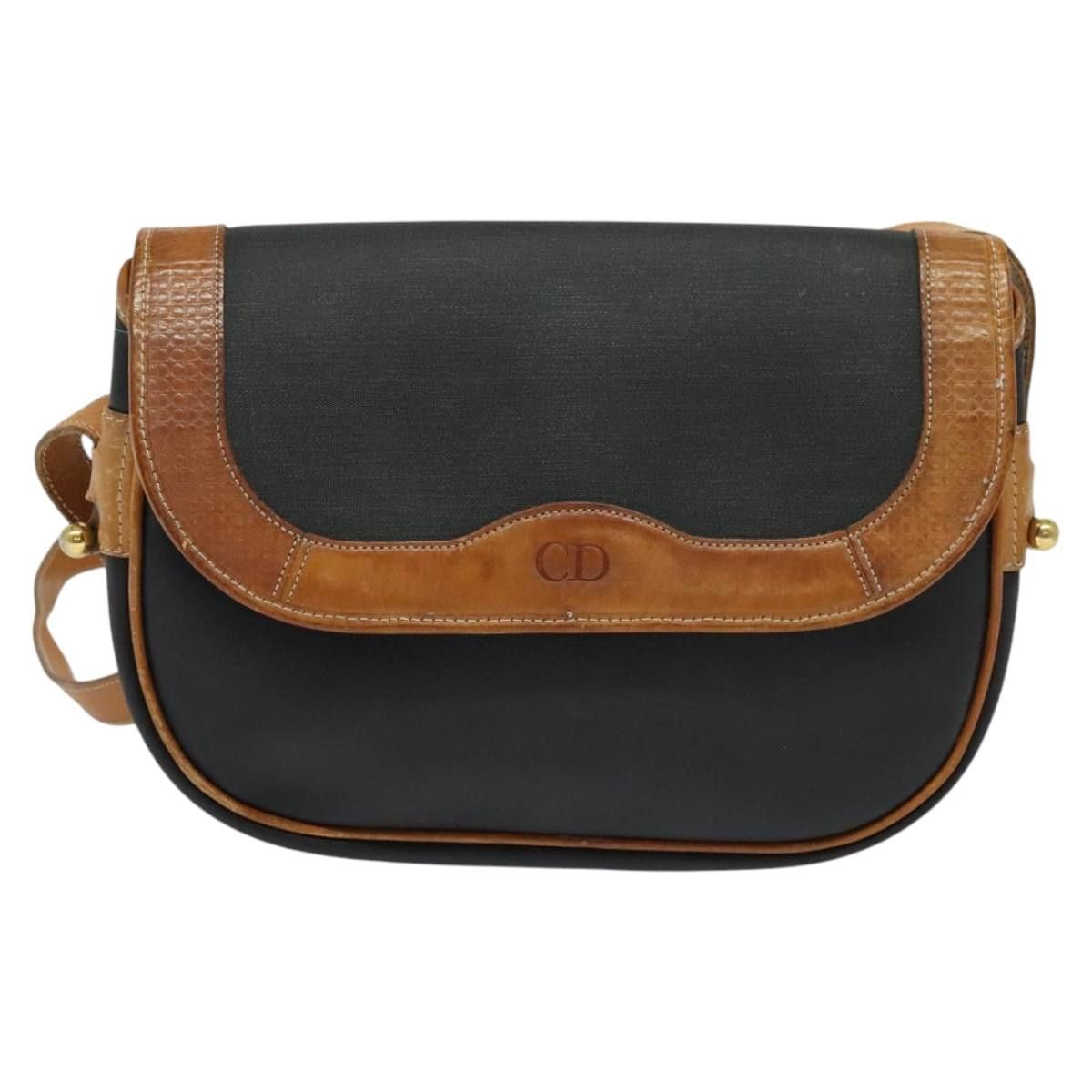 Dior DIOR Shoulder Bag Leather Black Gold Size ONE SIZE - 2 Thumbnail