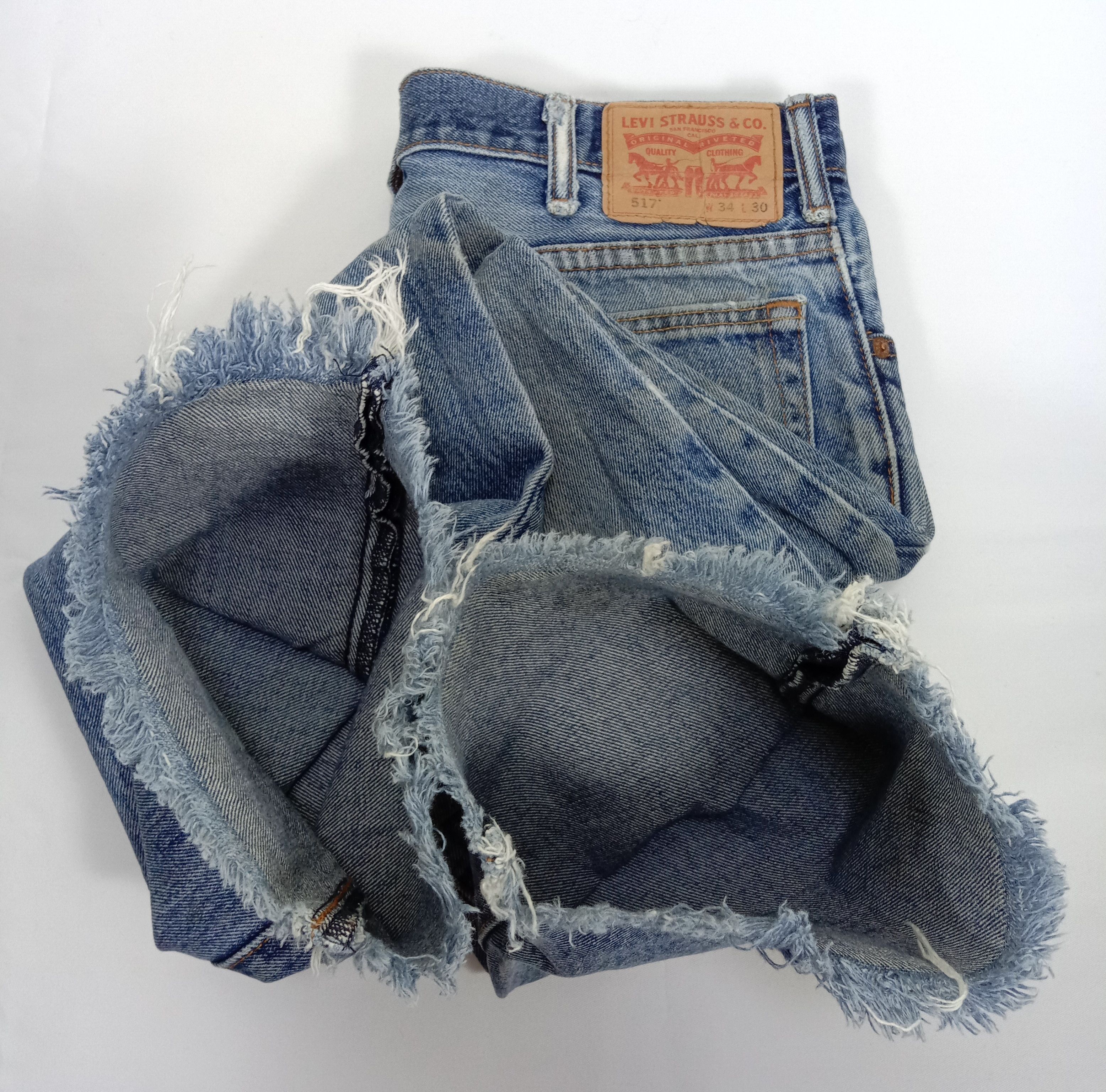 Levi's Vintage Levi's 517 Flare Jeans Dirty Wash Distressed Denim Size US 33 - 17 Thumbnail