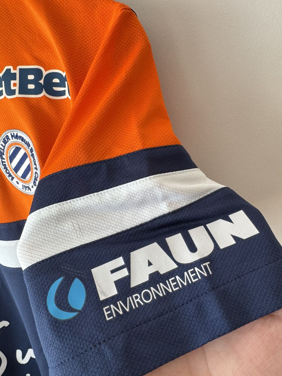 Nike Stambouli #22 Montpellier 2013-2014 Home Soccer Jersey Shirt Size US M / EU 48-50 / 2 - 17 Thumbnail