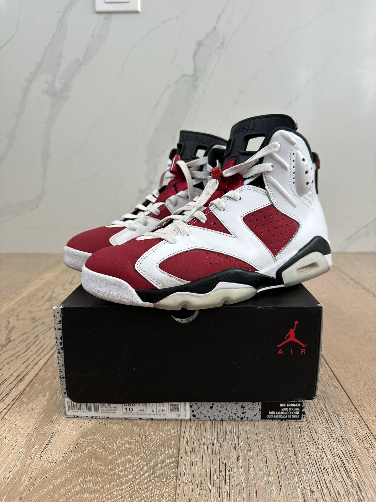 Jordan Brand Jordan 6 Retro Carmine Size US 10 / EU 43 - 1 Thumbnail