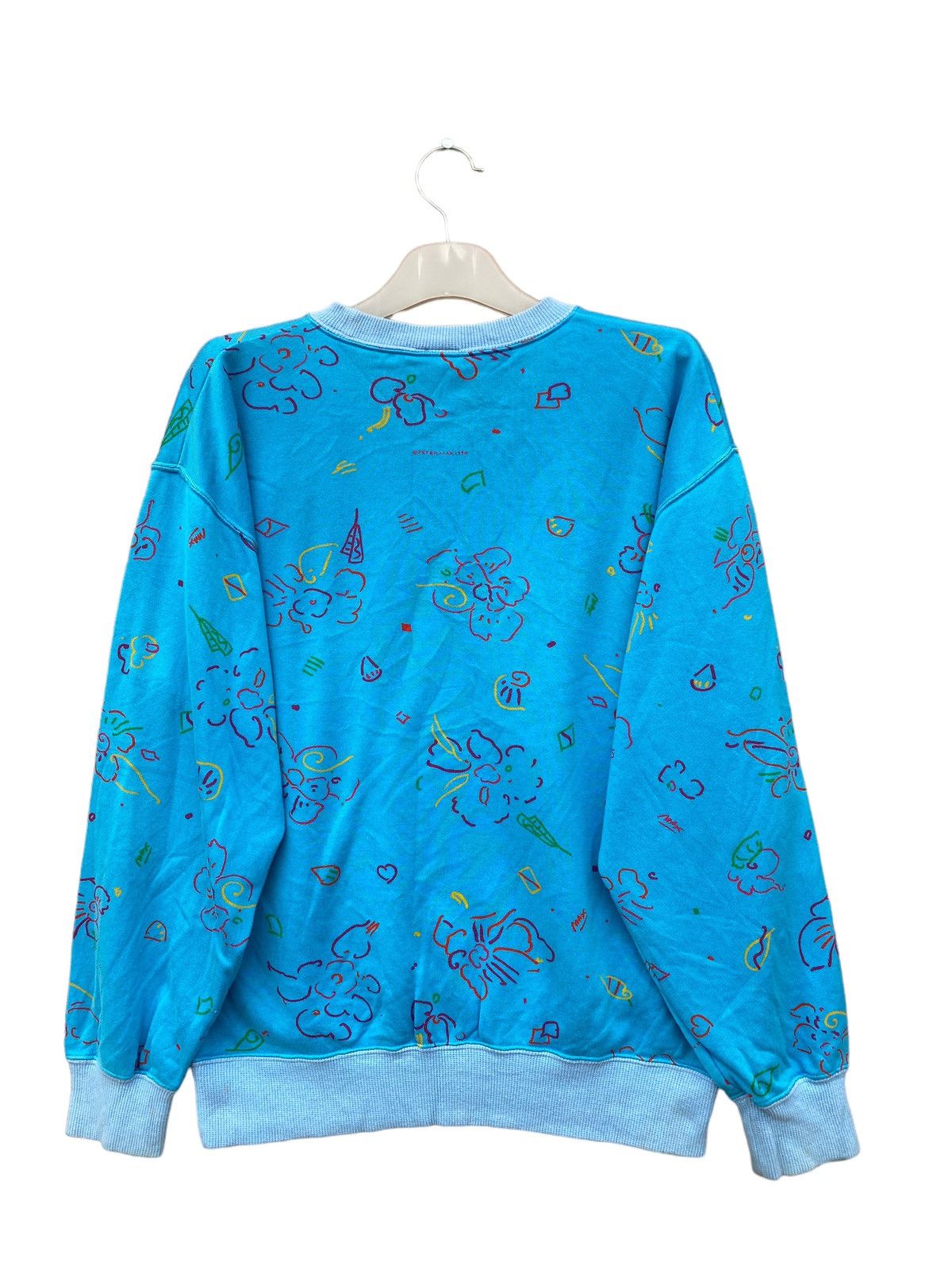 Vintage Vintage Peter Max 1991 Art Sweatshirt Size US M / EU 48-50 / 2 - 2 Thumbnail