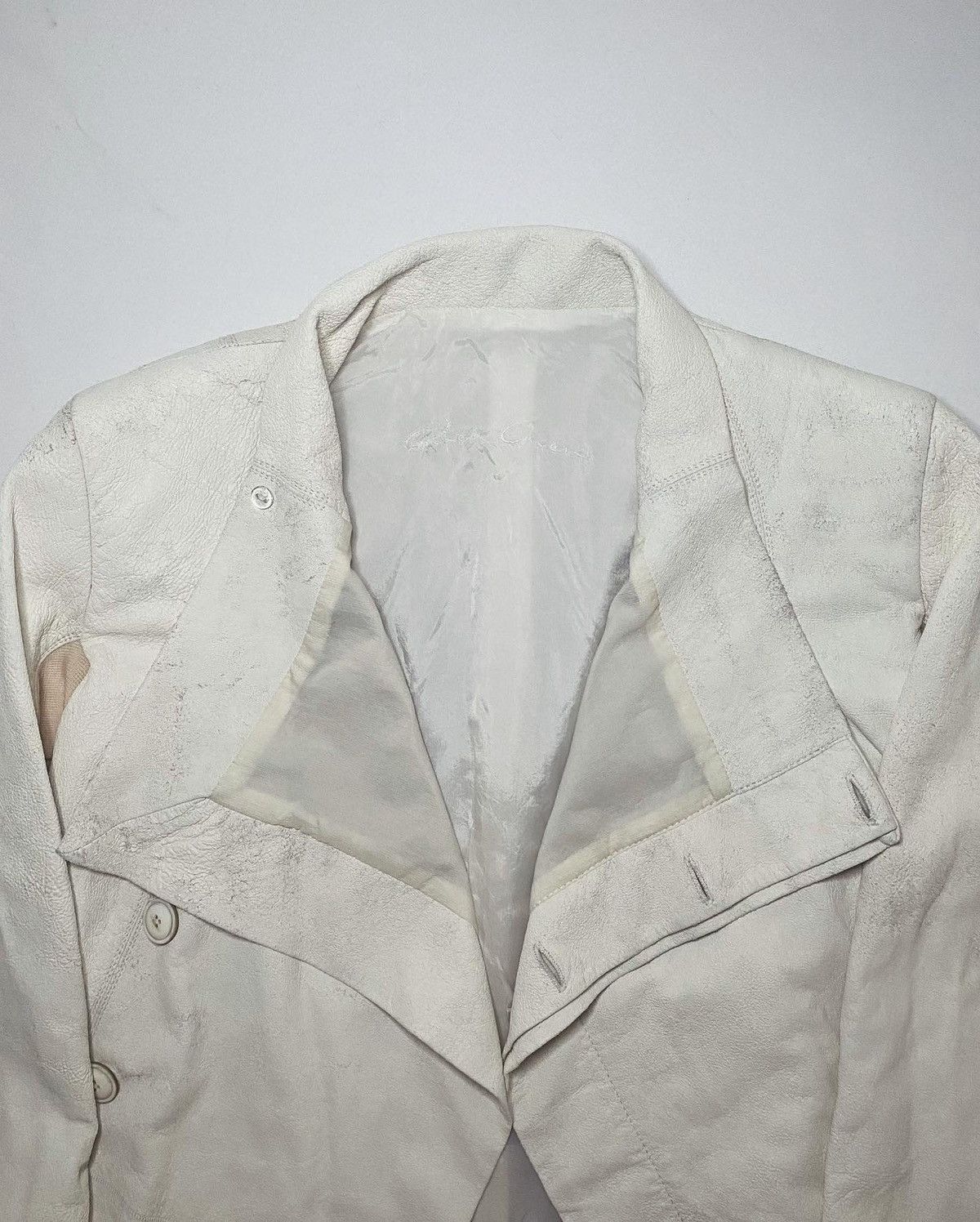Rick Owens Rare Rick Owens Distressed Leather Jacket Size XS / US 0-2 / IT 36-38 - 4 Thumbnail