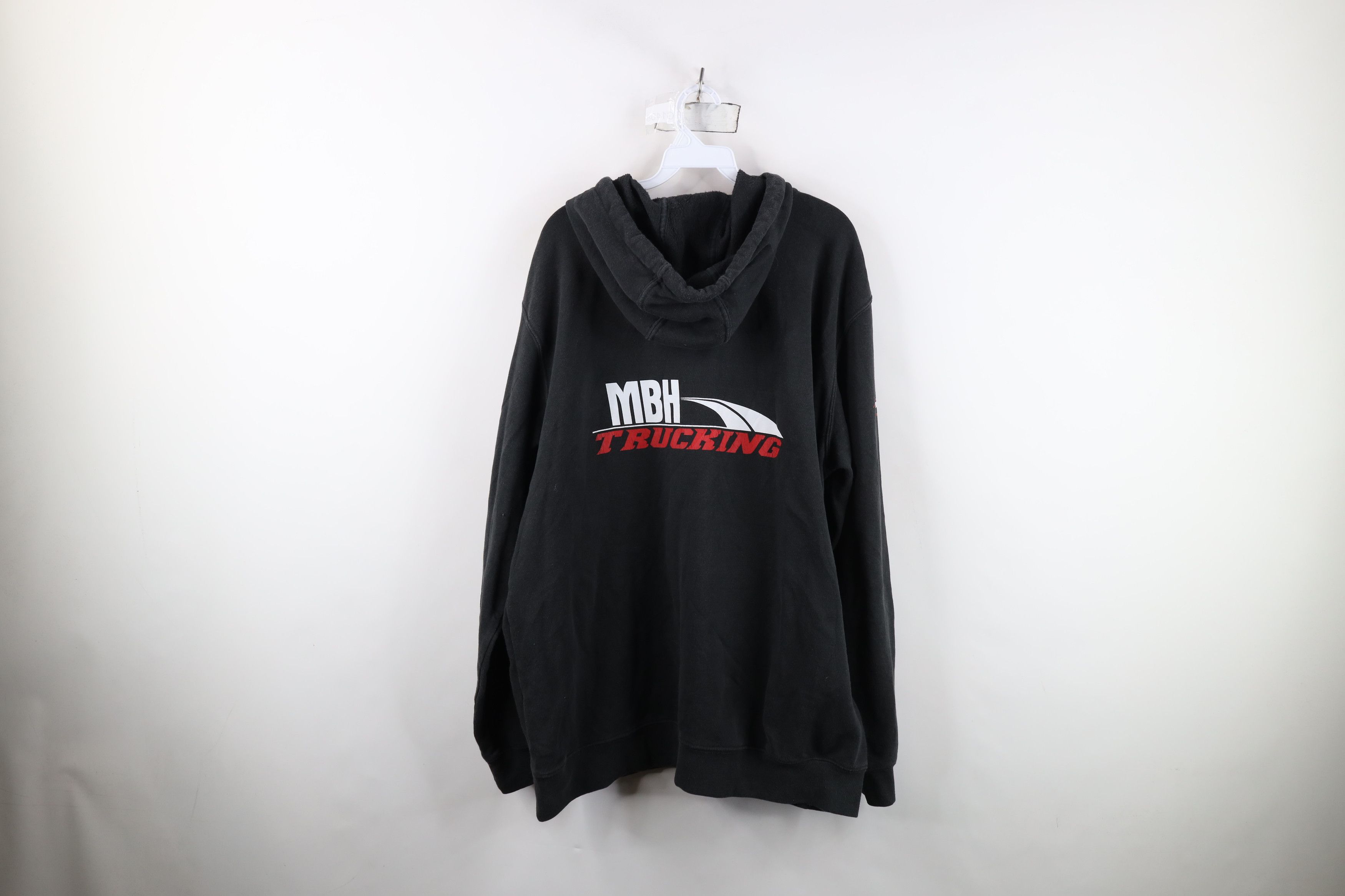 Carhartt Vintage Y2K Carhartt Spell Trucking Heavyweight Hoodie Black Size US XL / EU 56 / 4 - 12 Thumbnail