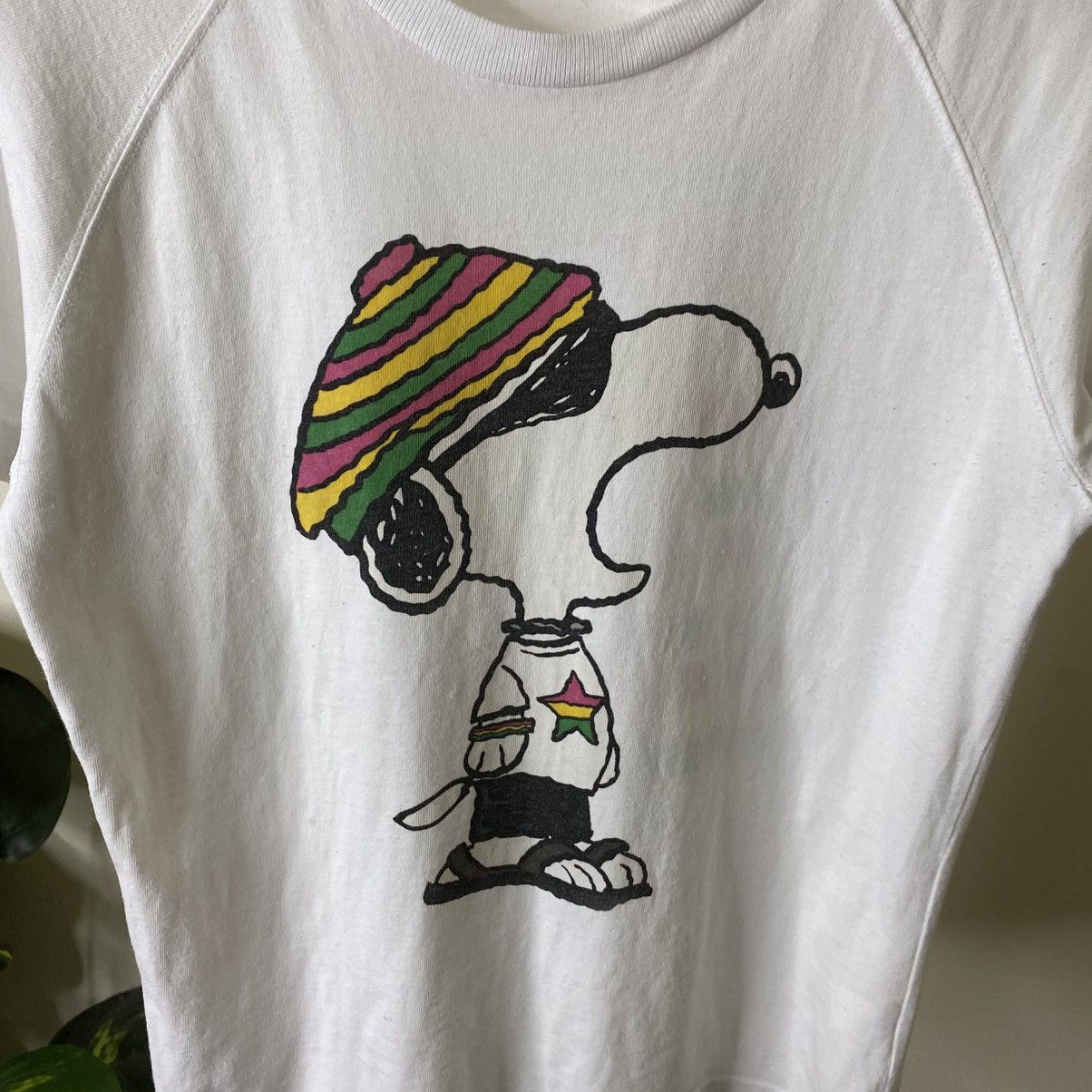 Peanuts Vintage 1990s Peanuts Snoopy Reggae Bob Marley Style T Shirt Size US S / EU 44-46 / 1 - 2 Thumbnail