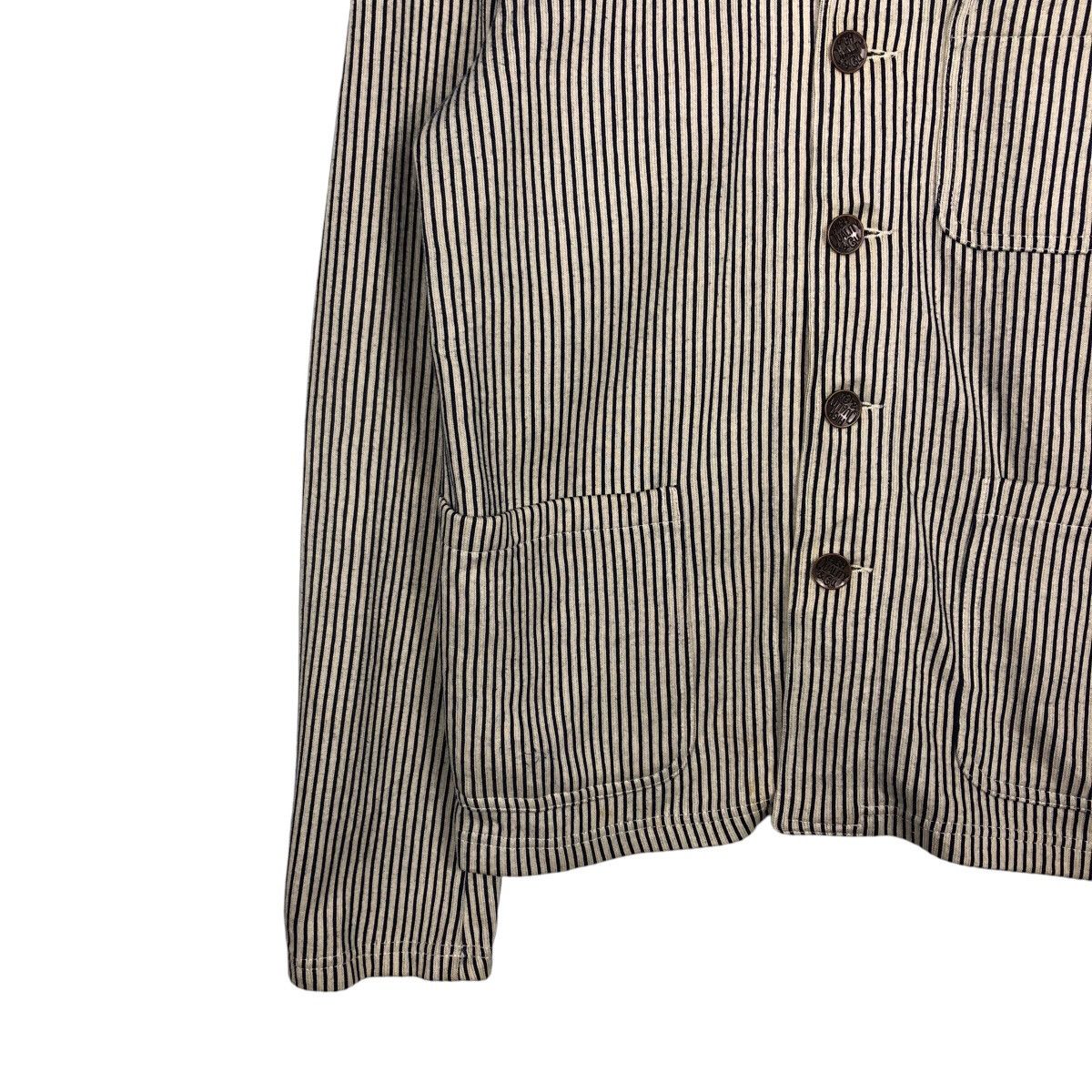 Japanese Brand 📌Worker Hickory Chore Jacket The Finest Made Issey Miyake Size US L / EU 52-54 / 3 - 5 Thumbnail