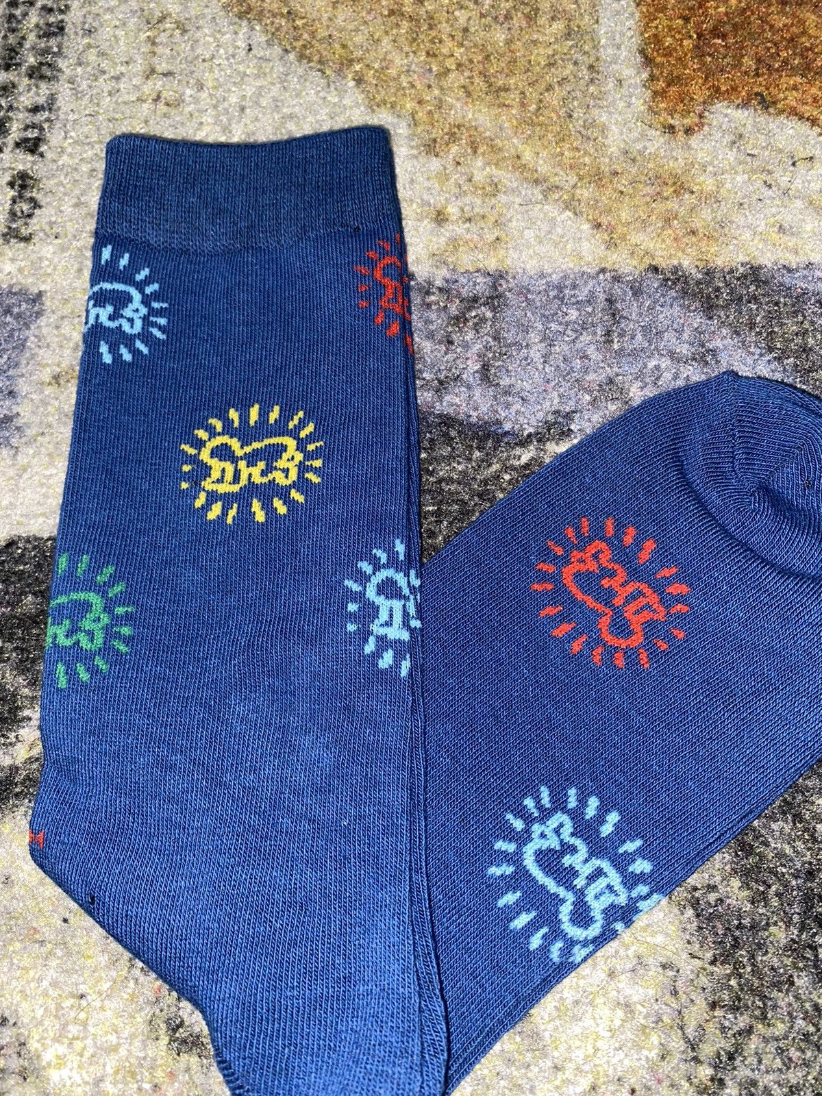 Keith Haring Keith Haring Crew Socks (1 Pair) Size ONE SIZE - 2 Thumbnail