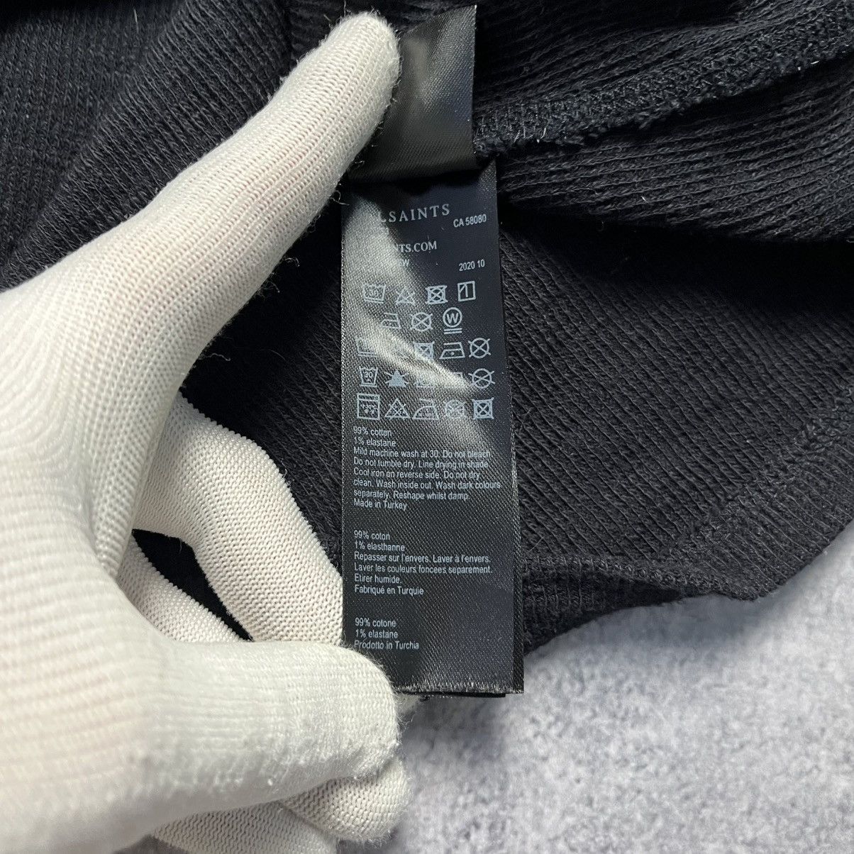 Allsaints × Vintage Vintage Allsaints Black Sweater Streetwear Y2K Designer Size US M / EU 48-50 / 2 - 6 Thumbnail