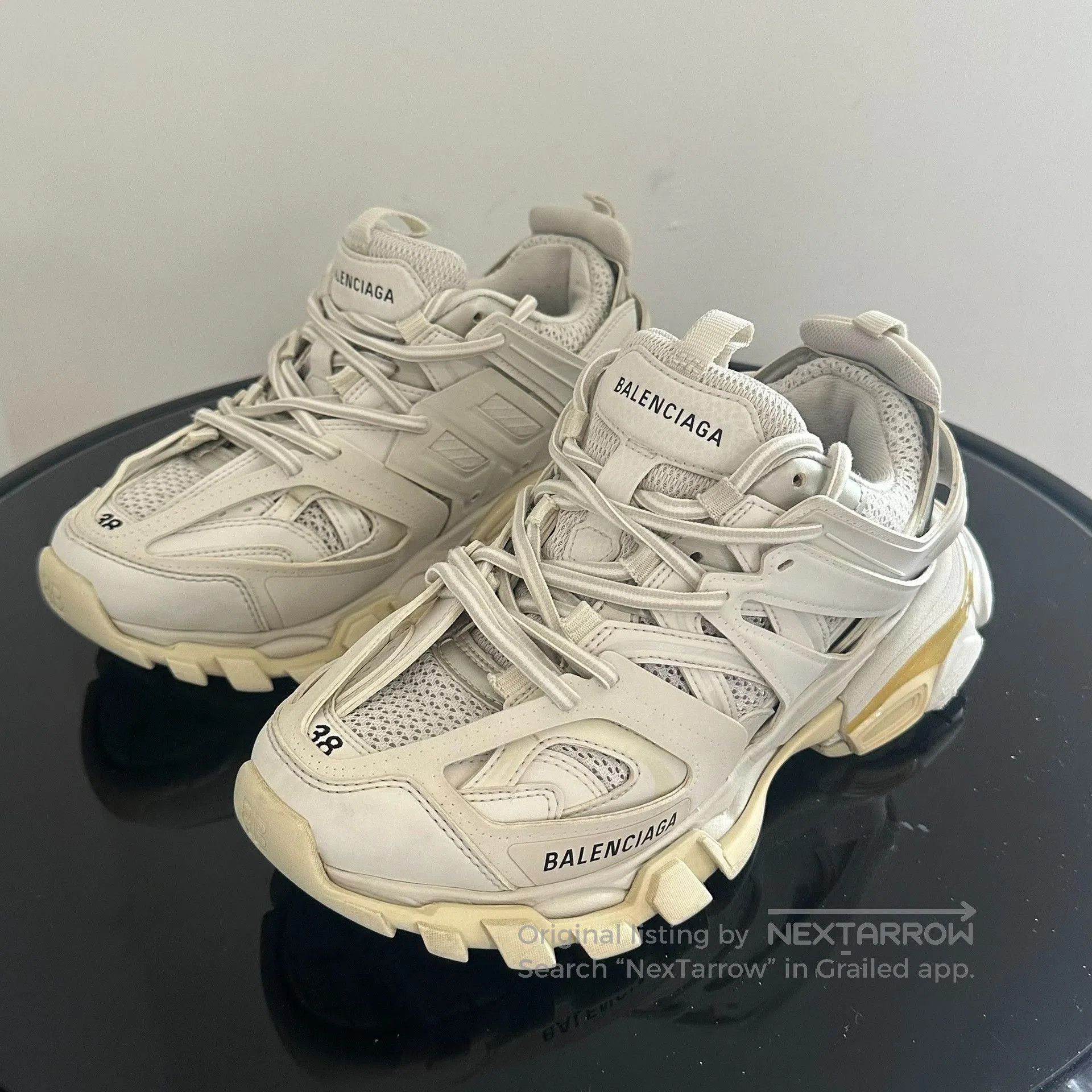 Balenciaga balenciaga track women's sneakers in white. Size US 7 / IT 37 - 1 Thumbnail