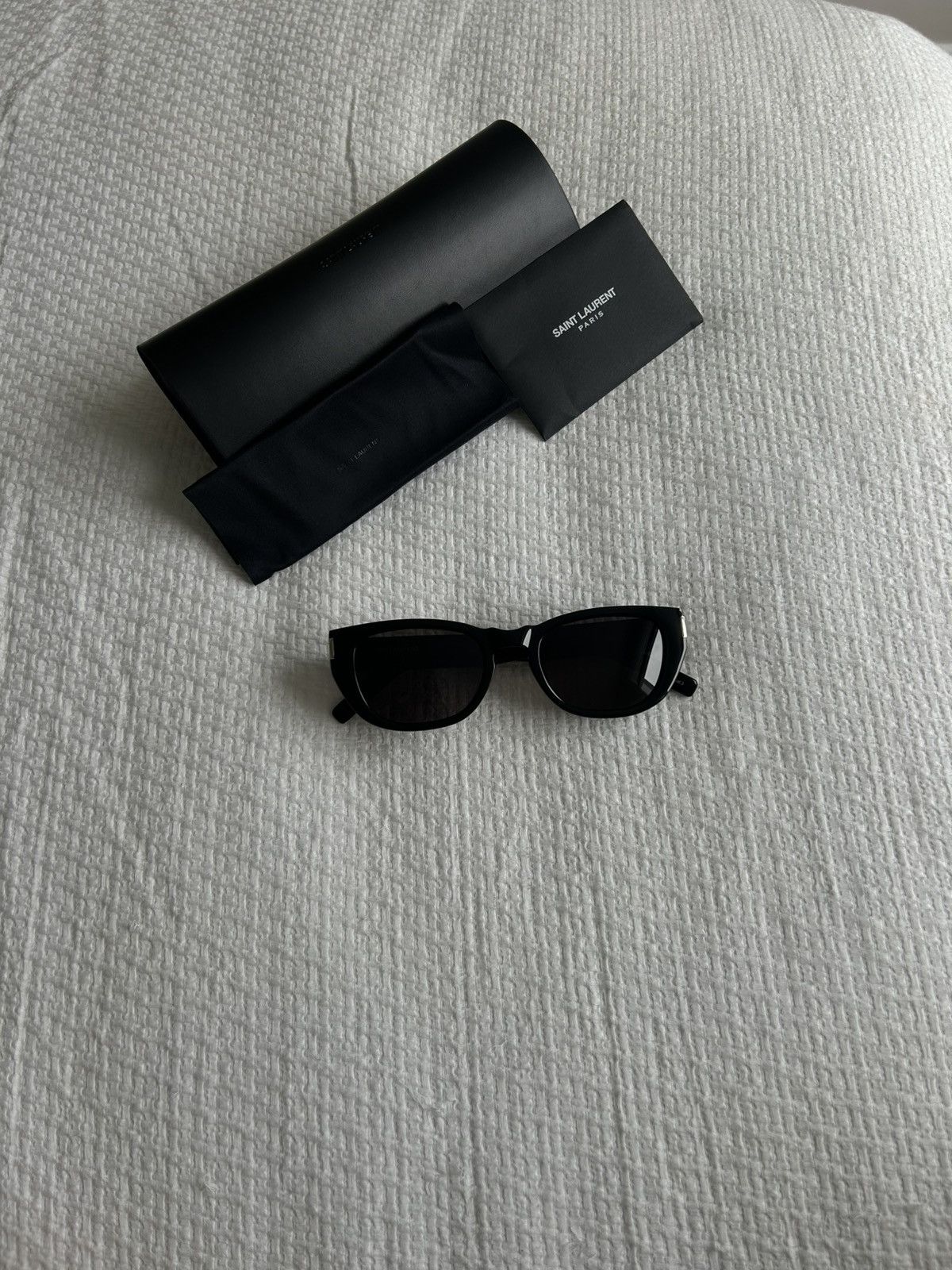 Saint Laurent Paris Saint Laurent SL 601 Black Sunglasses Size ONE SIZE - 2 Thumbnail
