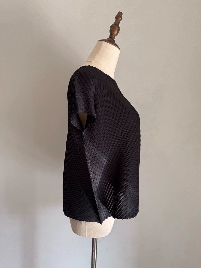 Issey Miyake Issey Miyake size:3 Twill pleated spring top Size XS / US 0-2 / IT 36-38 - 4 Thumbnail