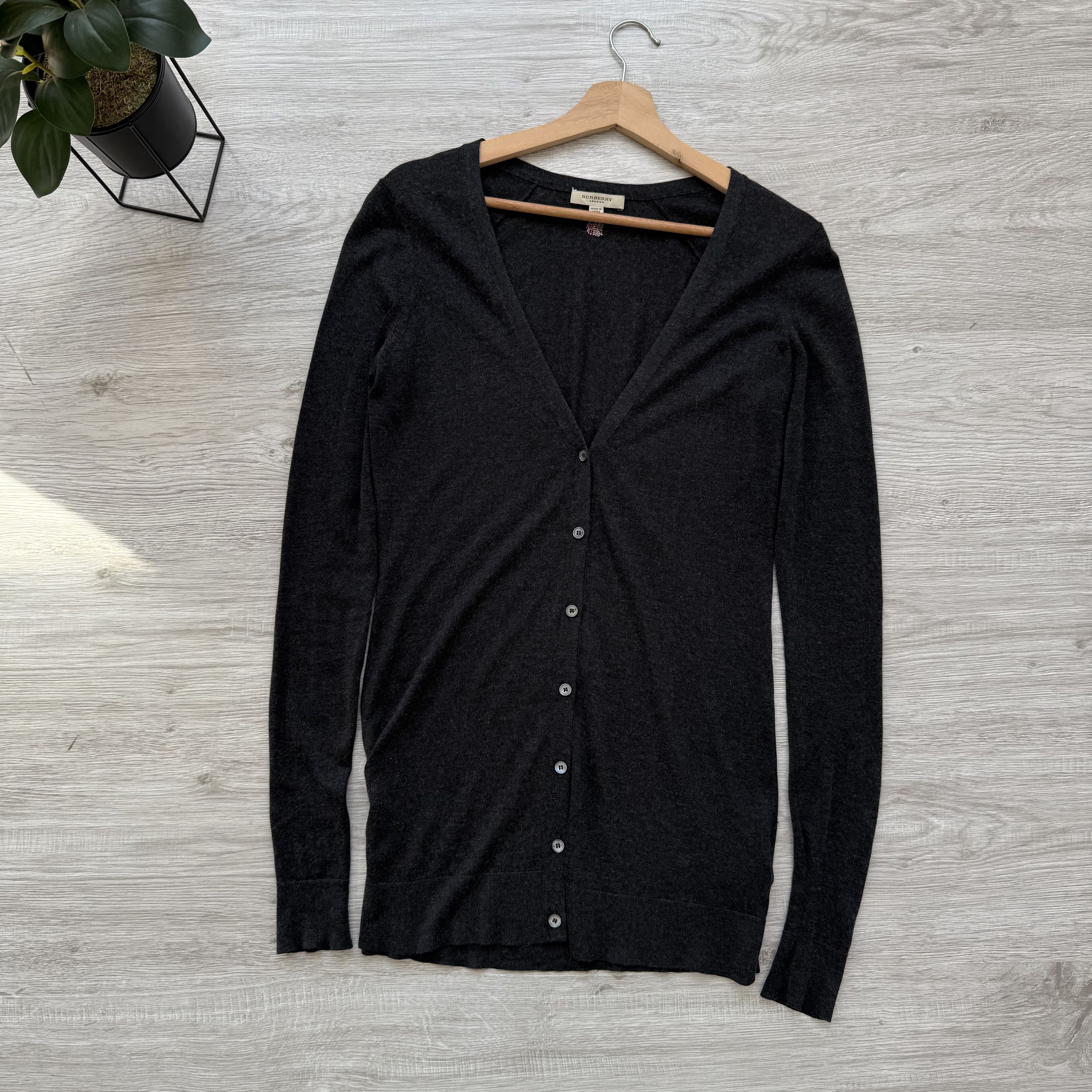 Burberry Womens Cardigan Cashmere Button Up