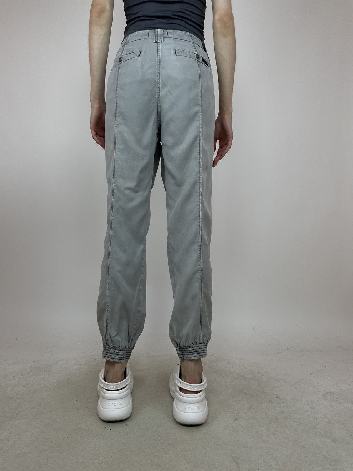 7 For All Mankind For All Mankind Joggers Pants Lyocell Washed Grey size 32 Size 28" / US 6 / IT 42 - 6 Thumbnail