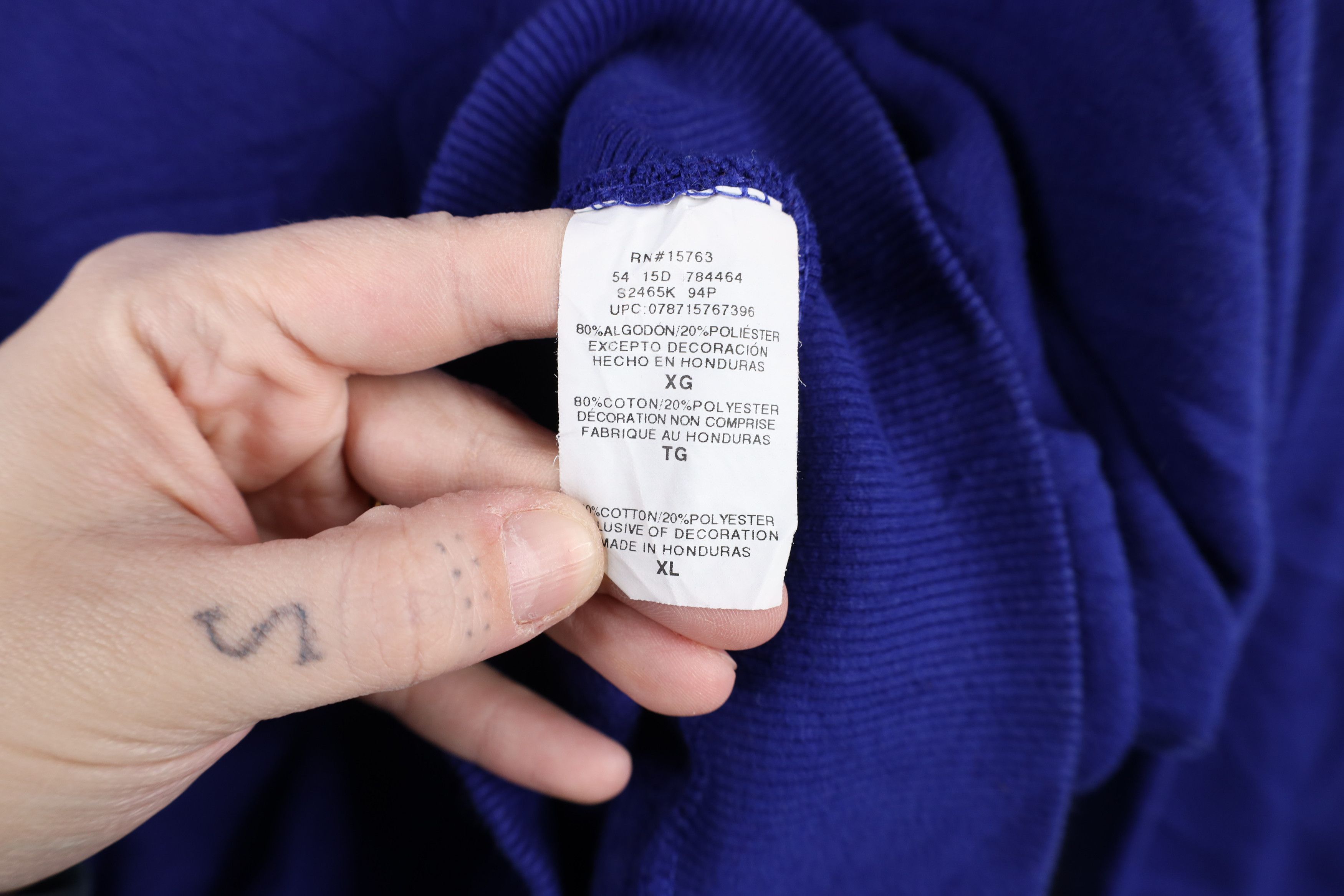 Champion × Vintage Vintage Y2K Champion Classic Logo Crewneck Sweatshirt Blue Size US XL / EU 56 / 4 - 10 Thumbnail
