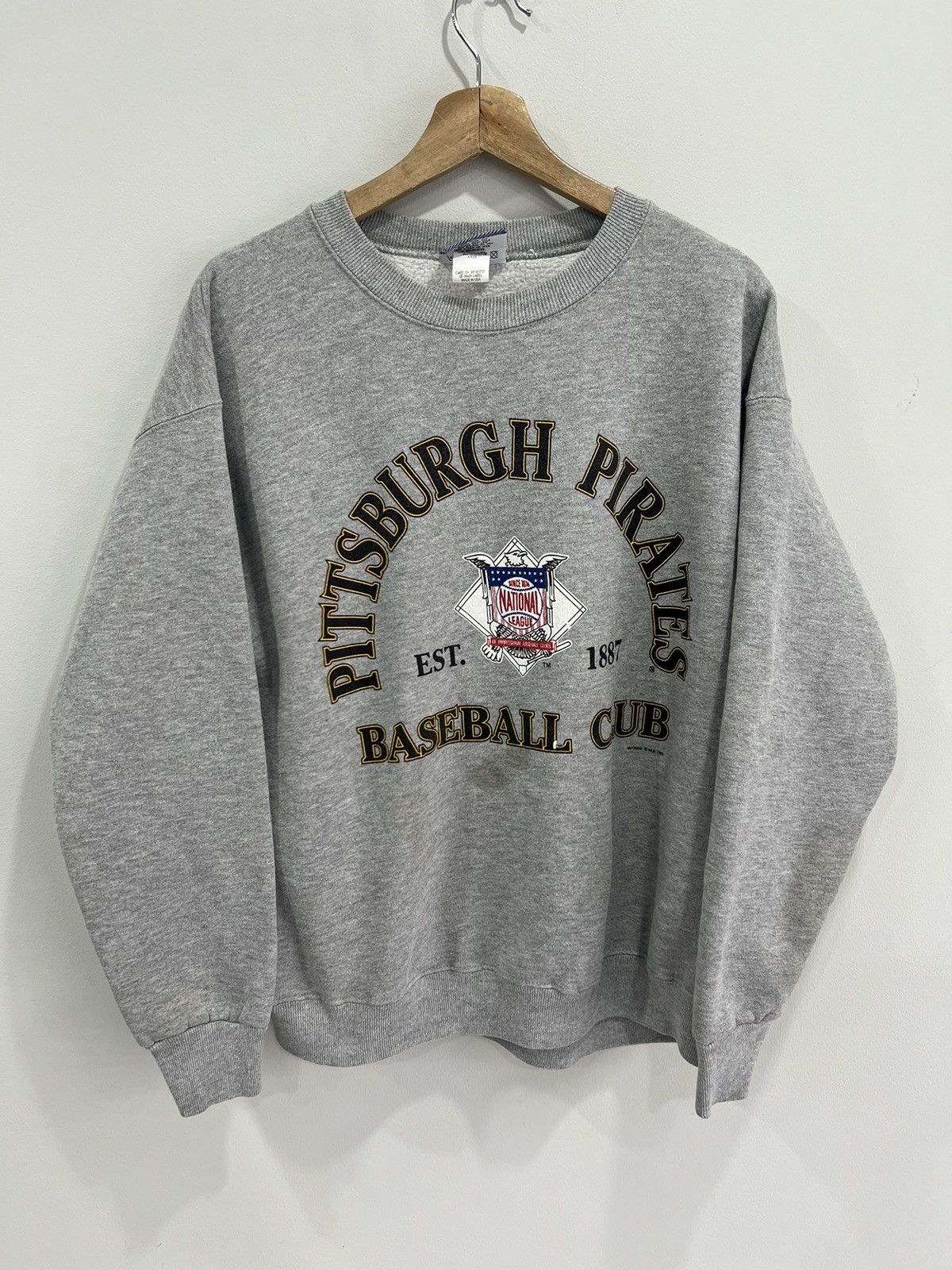 Vintage Vintage Pittsburgh Pirates Baseball Club Sweater Sweatshirt Size US L / EU 52-54 / 3 - 1 Thumbnail