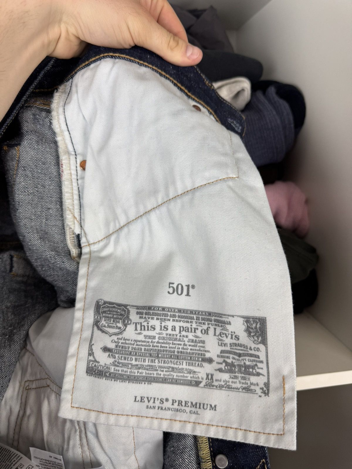 Levi's Levi's 501 Premium Selvedge Denim Jeans W32 L30 Size US 32 / EU 48 - 11 Thumbnail