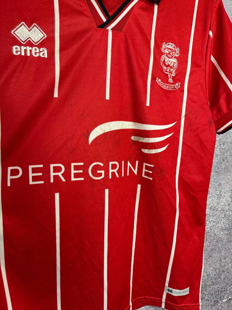 Errea × Vintage Vintage Lincoln City 2020/21 Errea Soccer Jersey Small Size US S / EU 44-46 / 1 - 7 Thumbnail