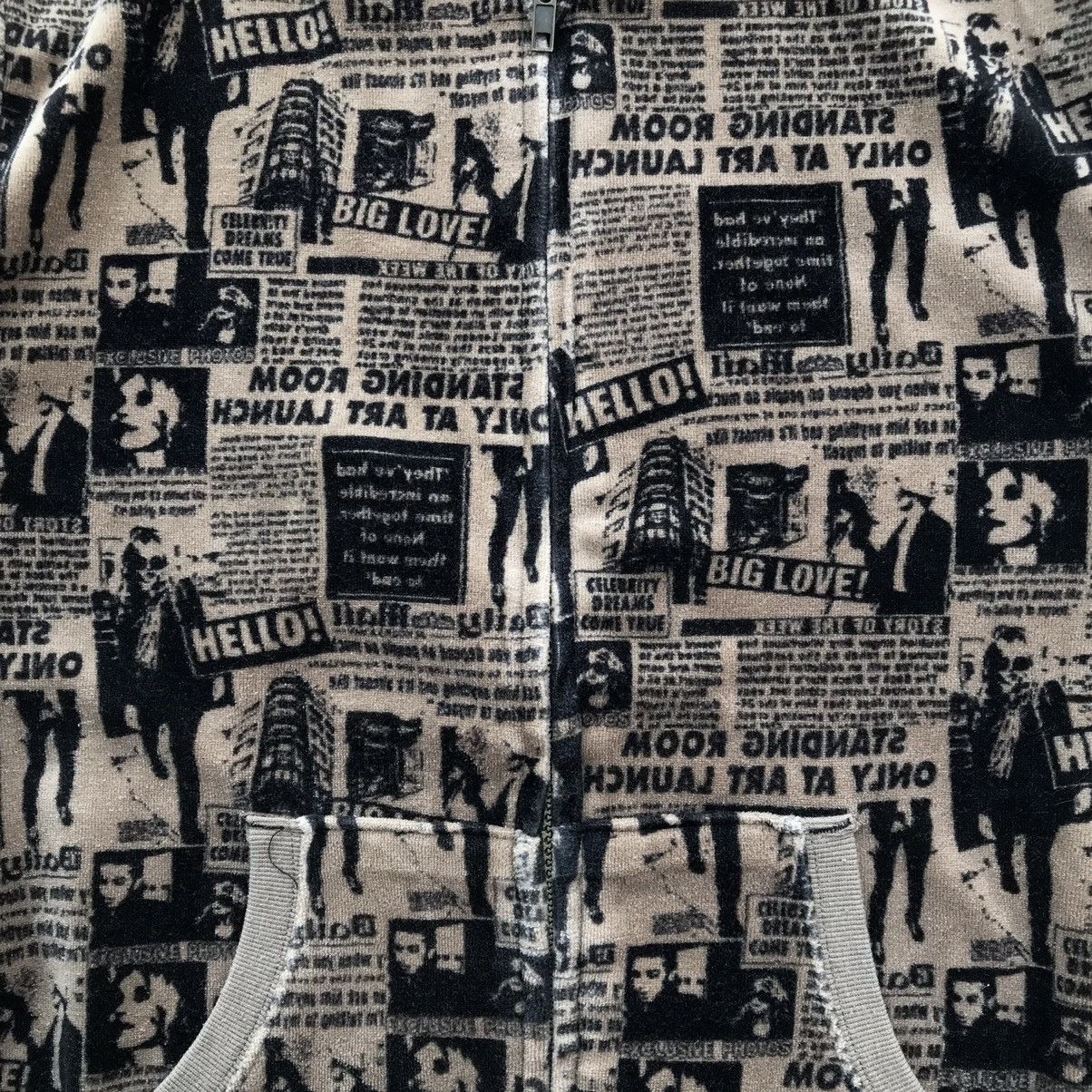Hysteric Glamour 2000's Jevoudrais by Tinks " Standing Room " Hoodie Velvet Size L / US 10 / IT 46 - 6 Thumbnail