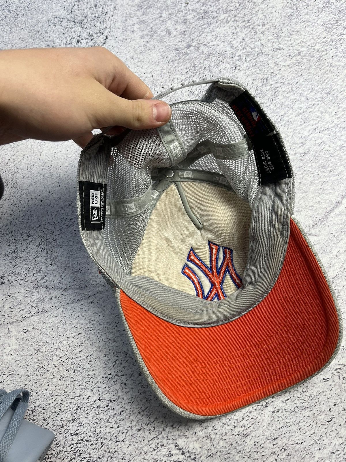 New Era Vintage New York Yankees Y2K Rare Hat Cap Size ONE SIZE - 12 Thumbnail