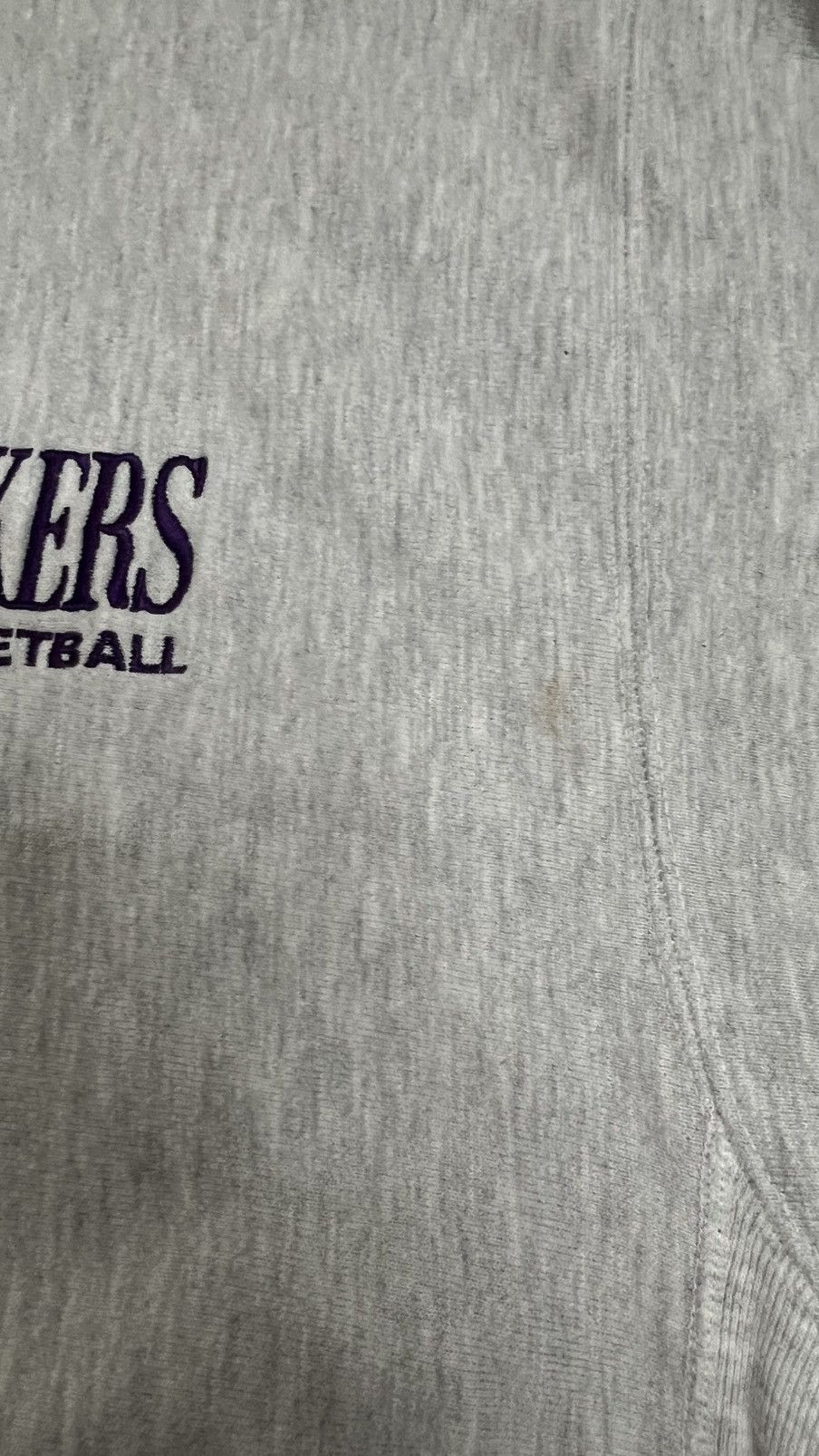 Champion × NBA VTG 90s Los Angeles Lakers Champion reverse weave sweatshirt Size US XXL / EU 58 / 5 - 4 Thumbnail