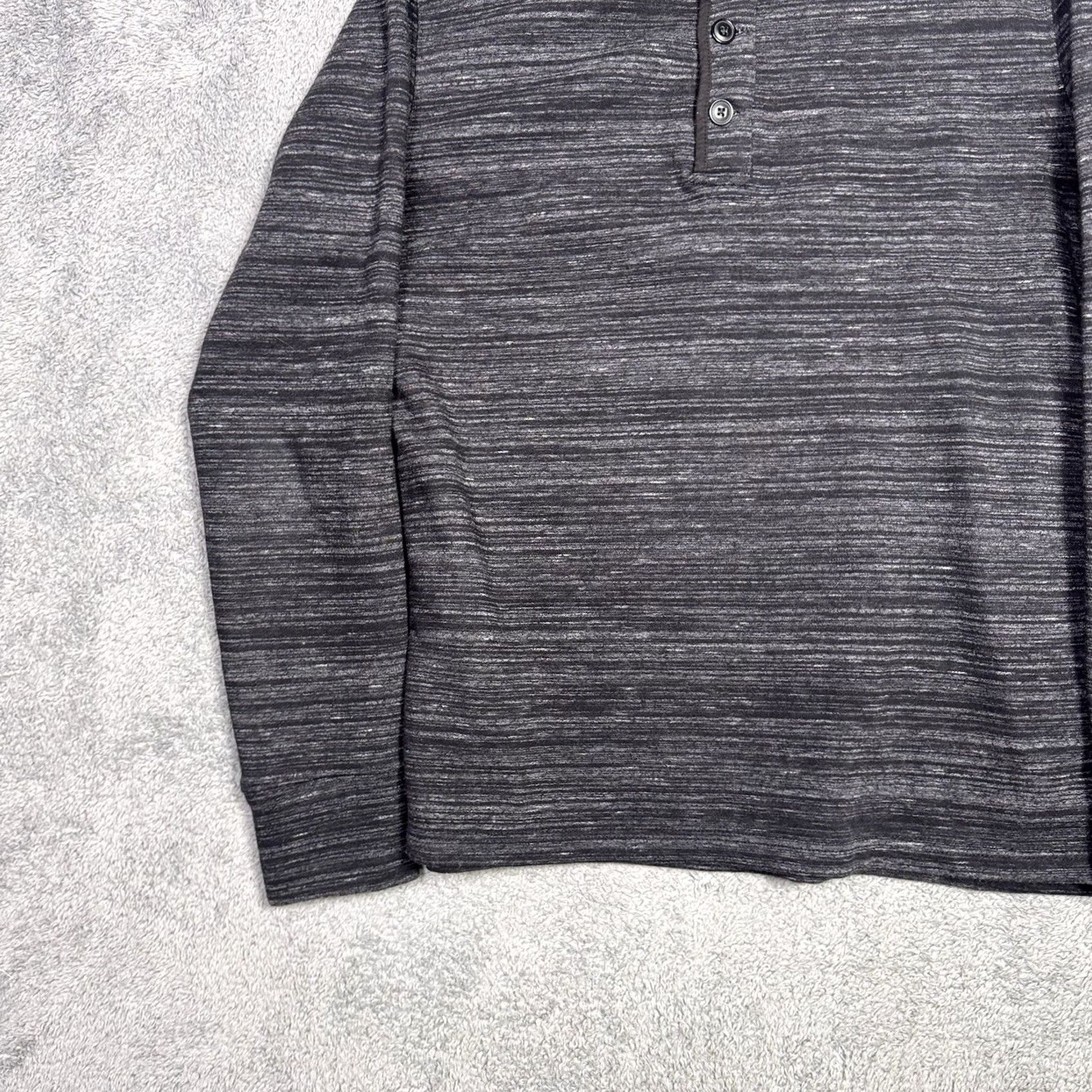 Relwen Relwen Sweater Mens M Rib Mock Henley Terry Knit Pullover Jumper Huckberry Shirt? Size US M / EU 48-50 / 2 - 4 Thumbnail