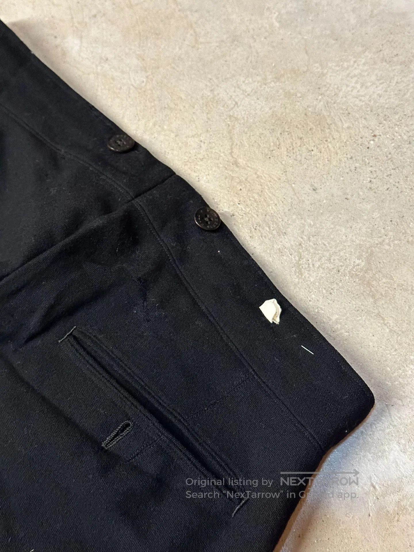Vintage Vintage French Wool Pants 30. Size US 31 - 9 Thumbnail