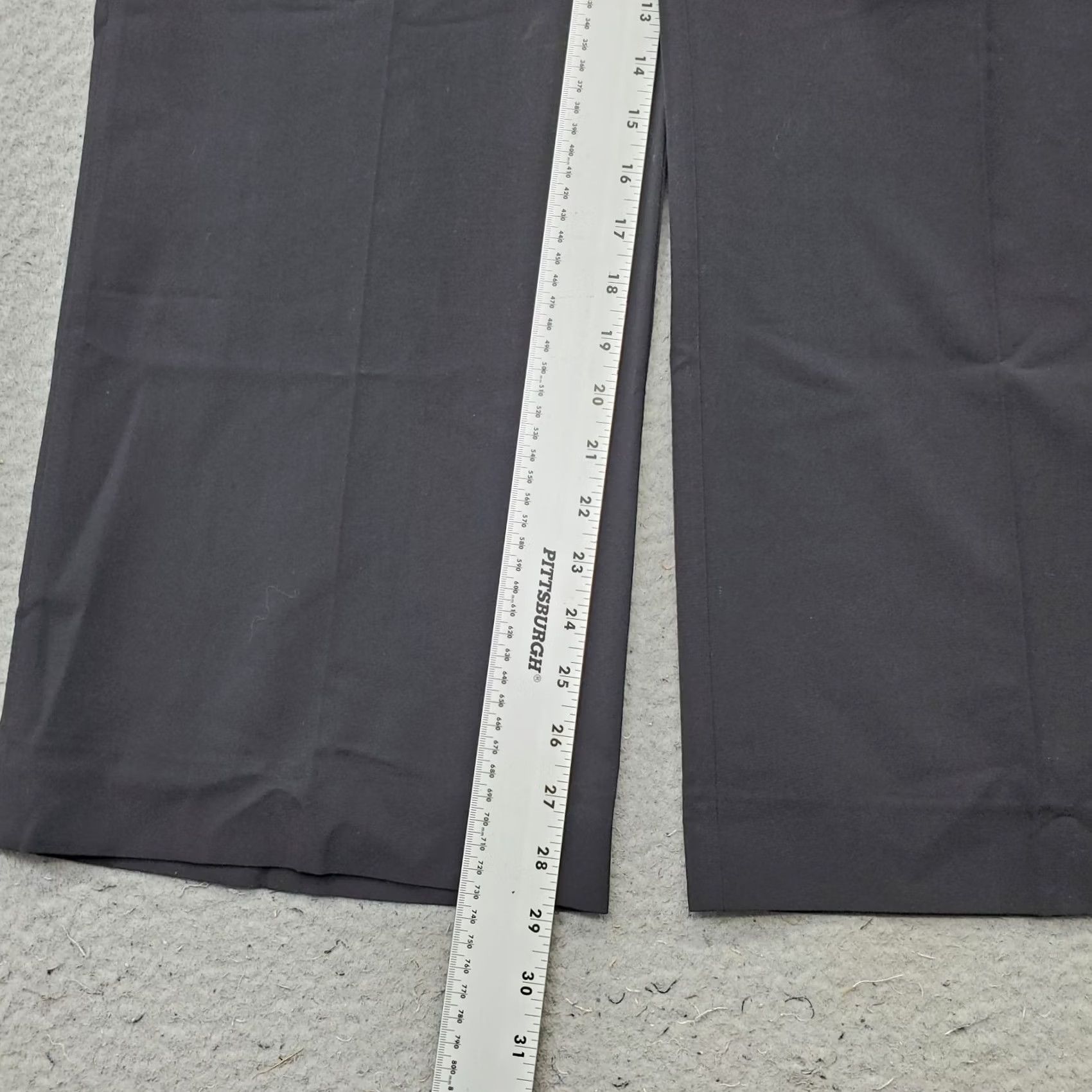 Nicole Miller Nicole Miller Essential Dress Pants Womens 16 Black Boot Leg Mid Rise NFMM7305 Size 38" / US 16 / IT 52 - 4 Thumbnail