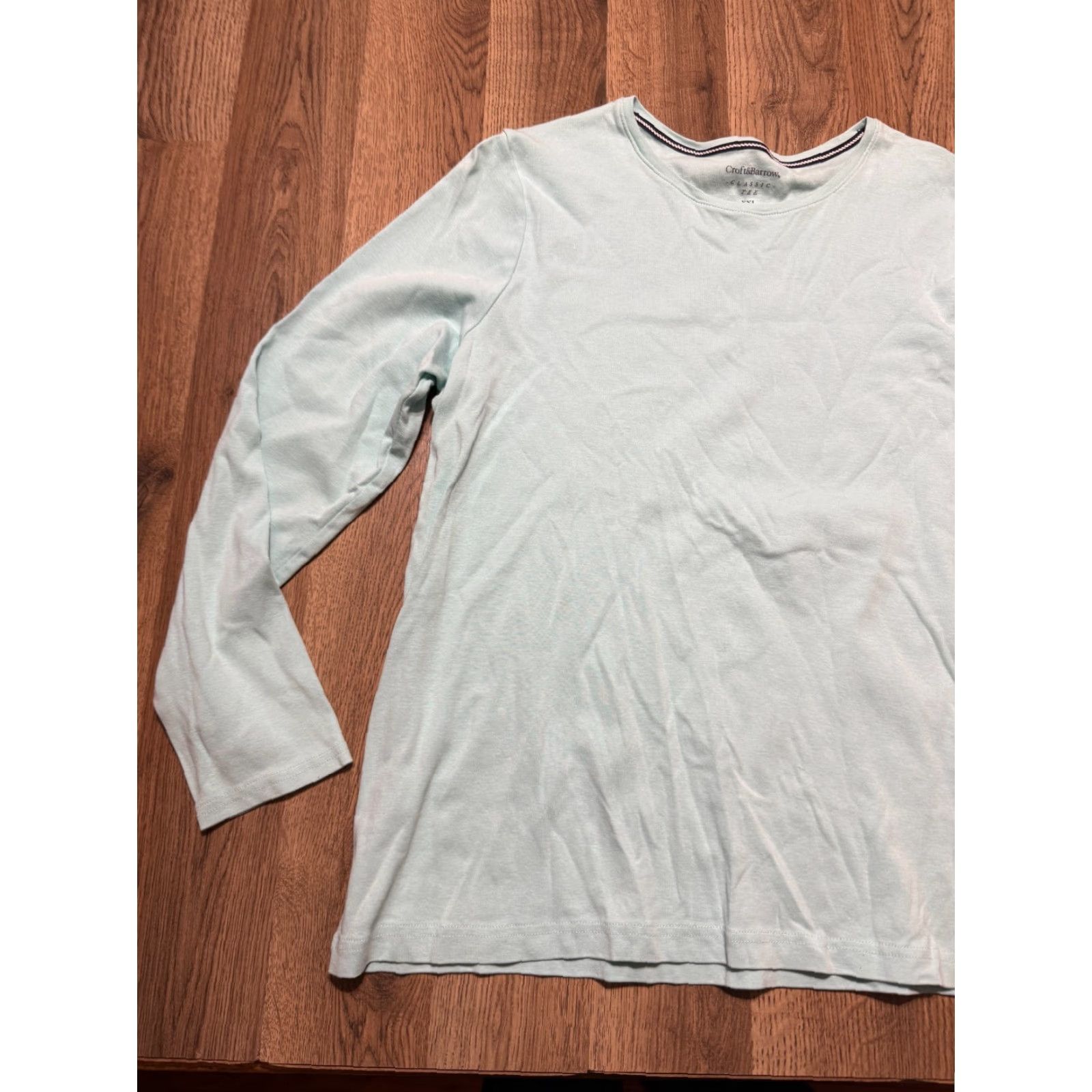 Croft & Barrow Croft & Barrow Shirt Women's XXL Green Long Sleeve Classic Tee Shirt Womens Size XXL / US 16-18 / IT 52-54 - 3 Thumbnail