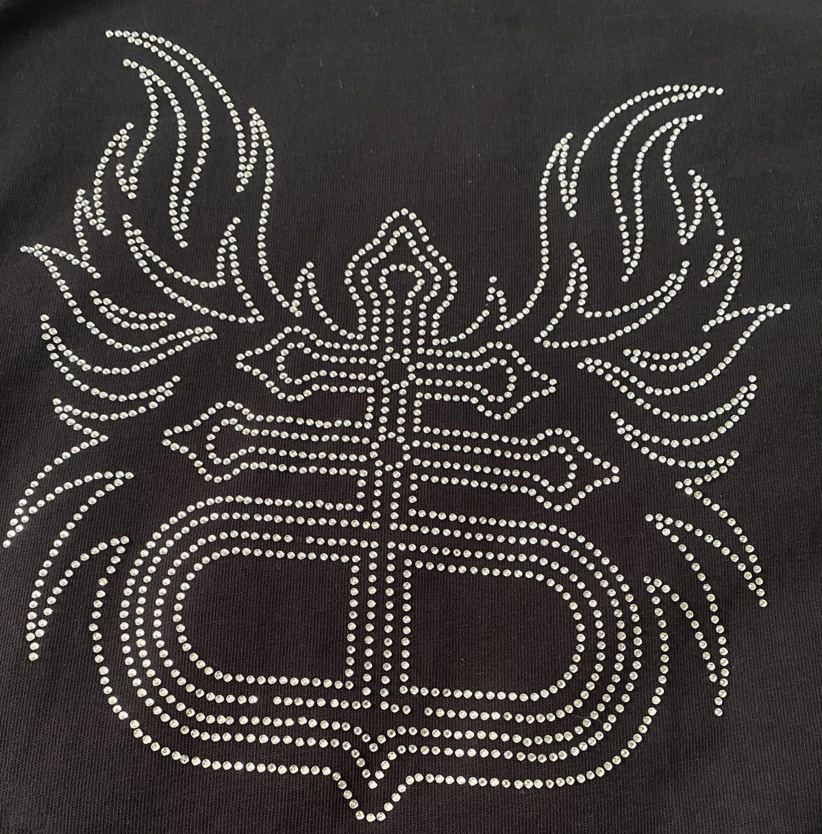 Drop Dead Clothing Drop Dead Clothing T-Shirt Rhinestones Rare Archive Emo Punk Size US L / EU 52-54 / 3 - 4 Thumbnail