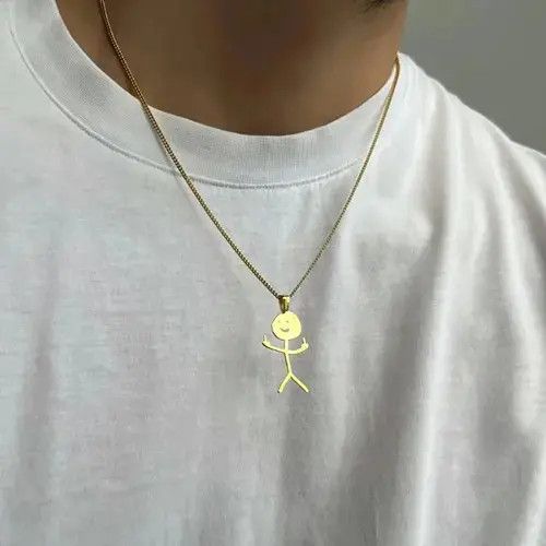 Jewelry Funny Doodle Necklace Size ONE SIZE - 3 Thumbnail