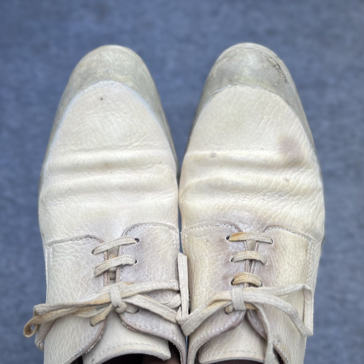 Carol Christian Poell Carol Christian Poell Cream Derby Shoe AM/2600LR Size US 9.5 / EU 42-43 - 11 Thumbnail