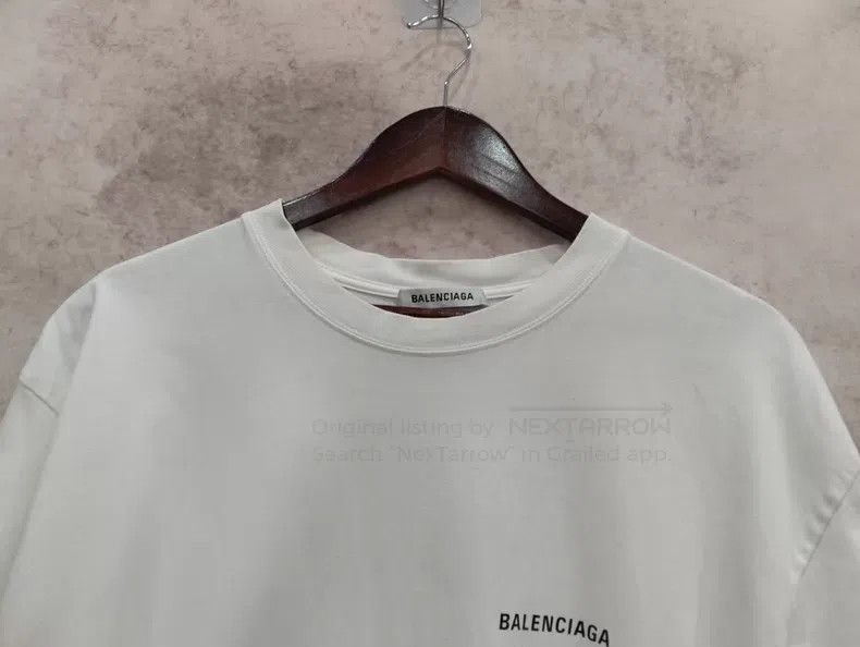 Balenciaga Balenciaga White short-sleeve T-shirt Size US S / EU 44-46 / 1 - 3 Thumbnail