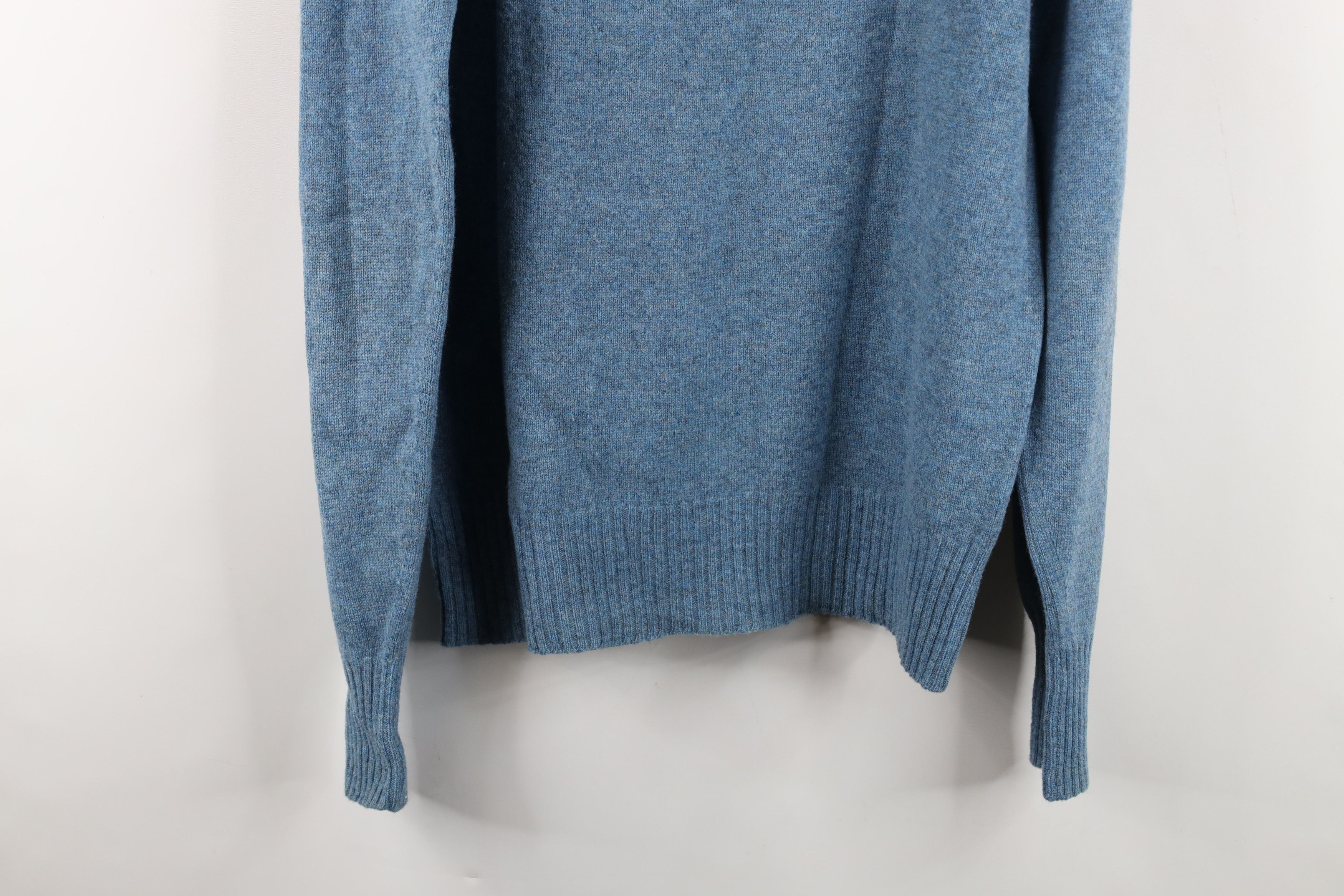 Vintage Vintage 70s Streetwear Blank Lambswool Knit V-Neck Sweater Size US XXL / EU 58 / 5 - 9 Thumbnail