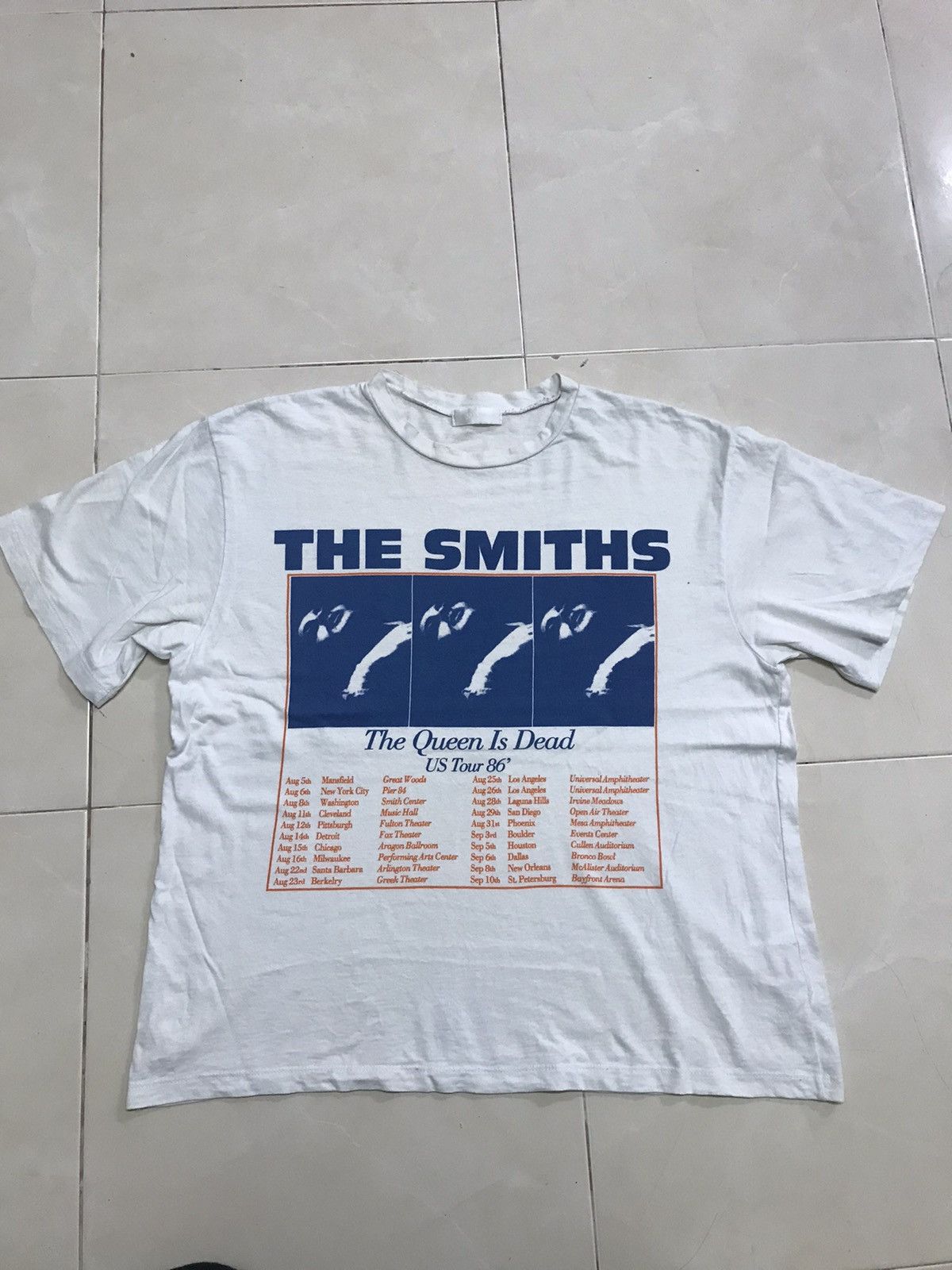 Band Tees VINTAGE THE SMITH(THE QUEEN IS DEAD US TOUR 1986) Size US M / EU 48-50 / 2 - 2 Thumbnail