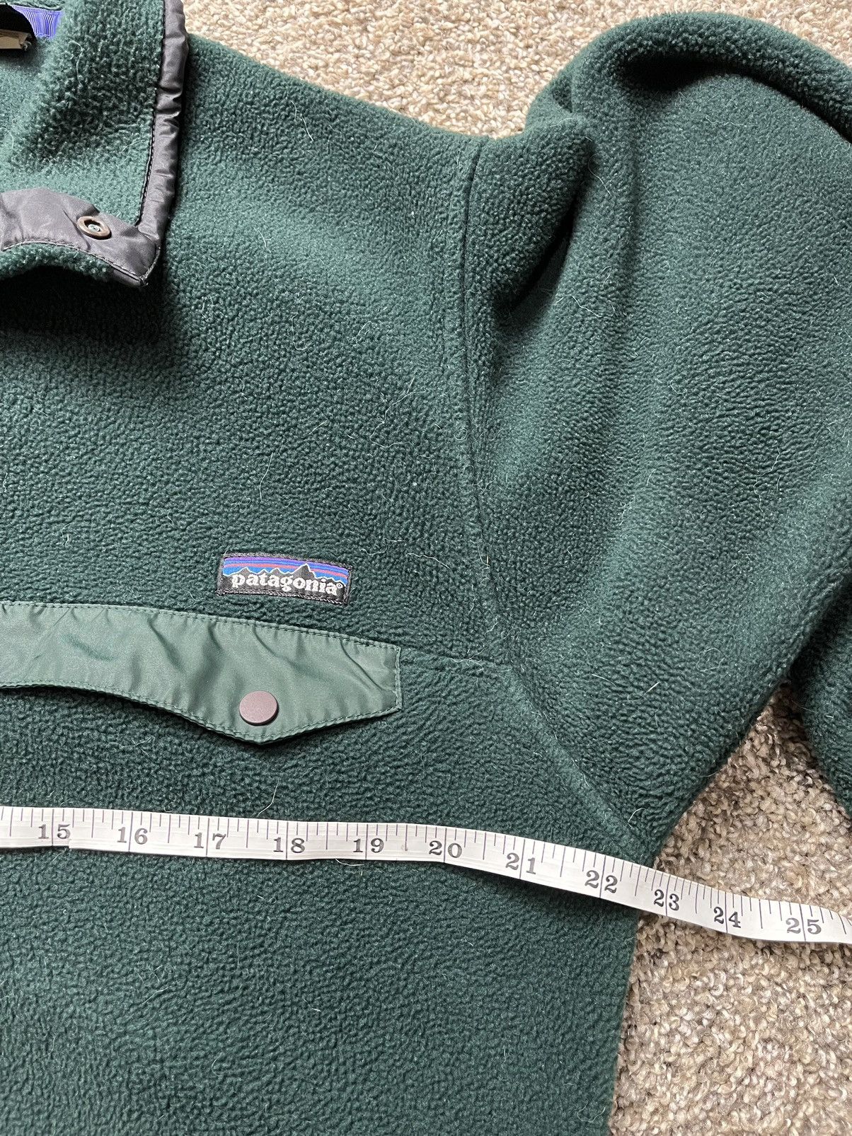 Vintage Vintage 90s USA Made Patagonia Green Synchilla Fleece Med Size US M / EU 48-50 / 2 - 5 Thumbnail