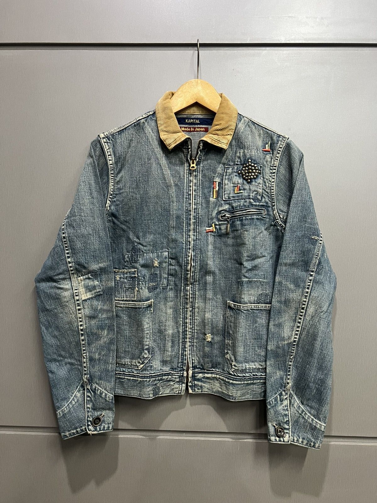 【送料無料】KAPITAL キャピタル Feather Denim ジャケット 12OZ FEATHER DENIM 3RD JACKET INDIGO | Bodega