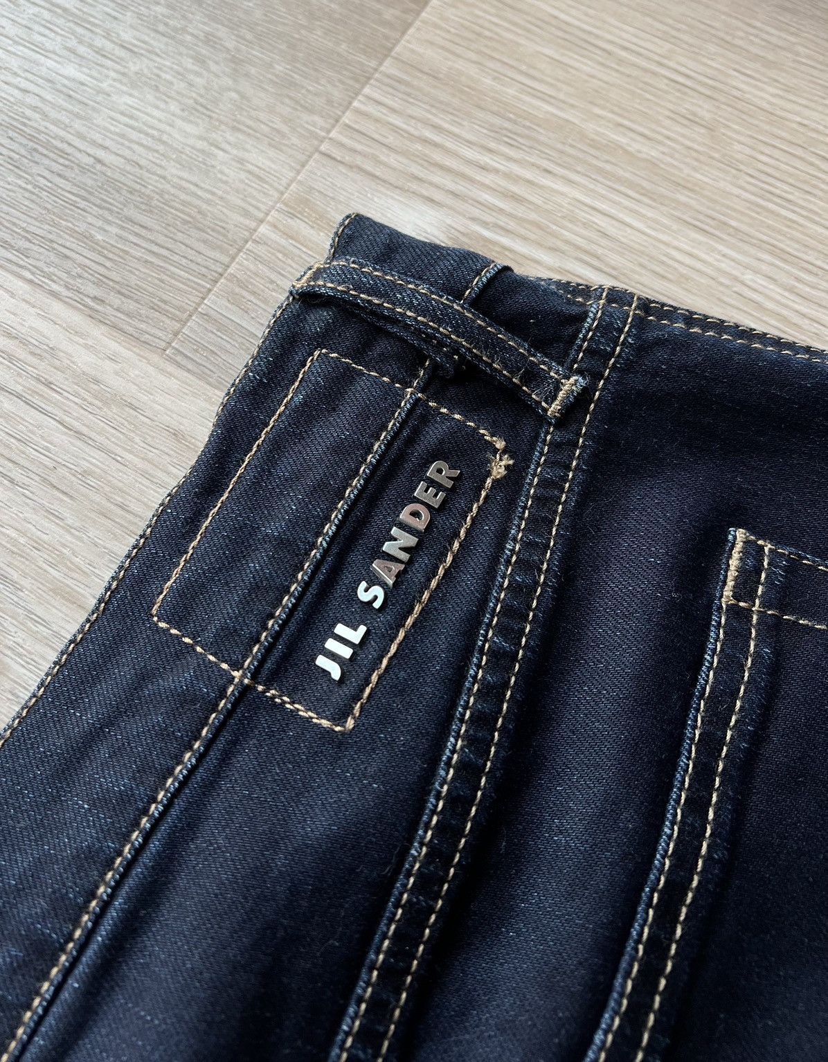 Jil Sander × Vintage Vintage Jil Sander Dark Blue Jeans Denim Pants Size US 32 / EU 48 - 14 Thumbnail