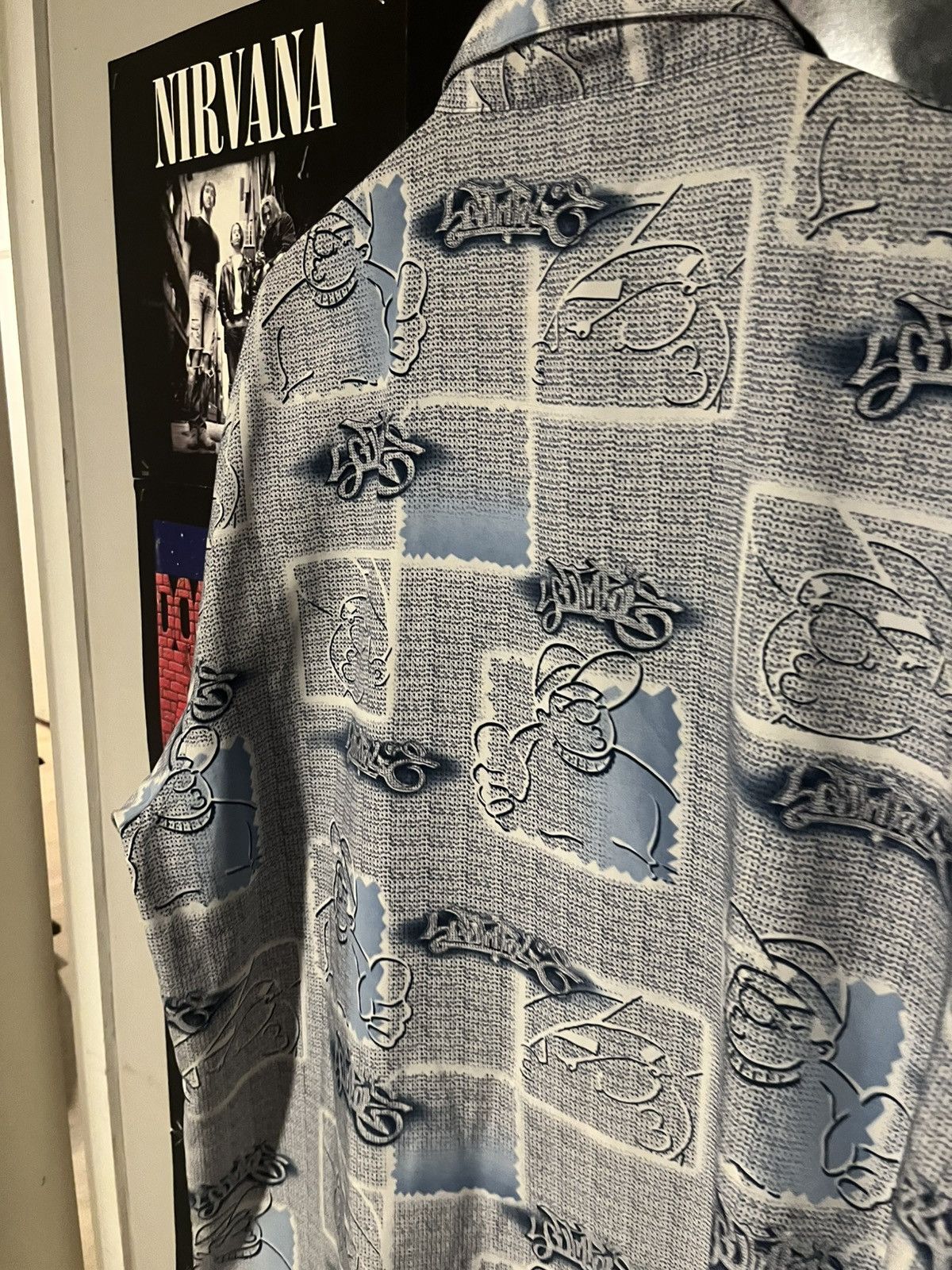 Southpole Y2K 2000 SouthPole Graffiti Gangster Oversized Button Down Size US XL / EU 56 / 4 - 9 Thumbnail