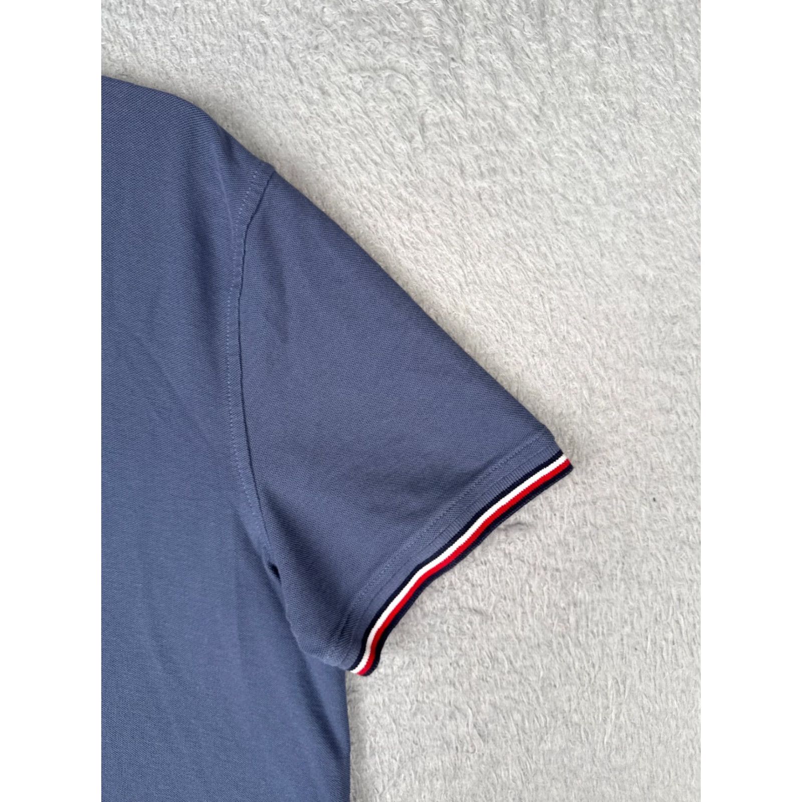 Tommy Hilfiger Tommy Hilfiger Polo Shirt Men Large Blue Cotton Blend Short Sleeve Golfer Size US L / EU 52-54 / 3 - 2 Thumbnail