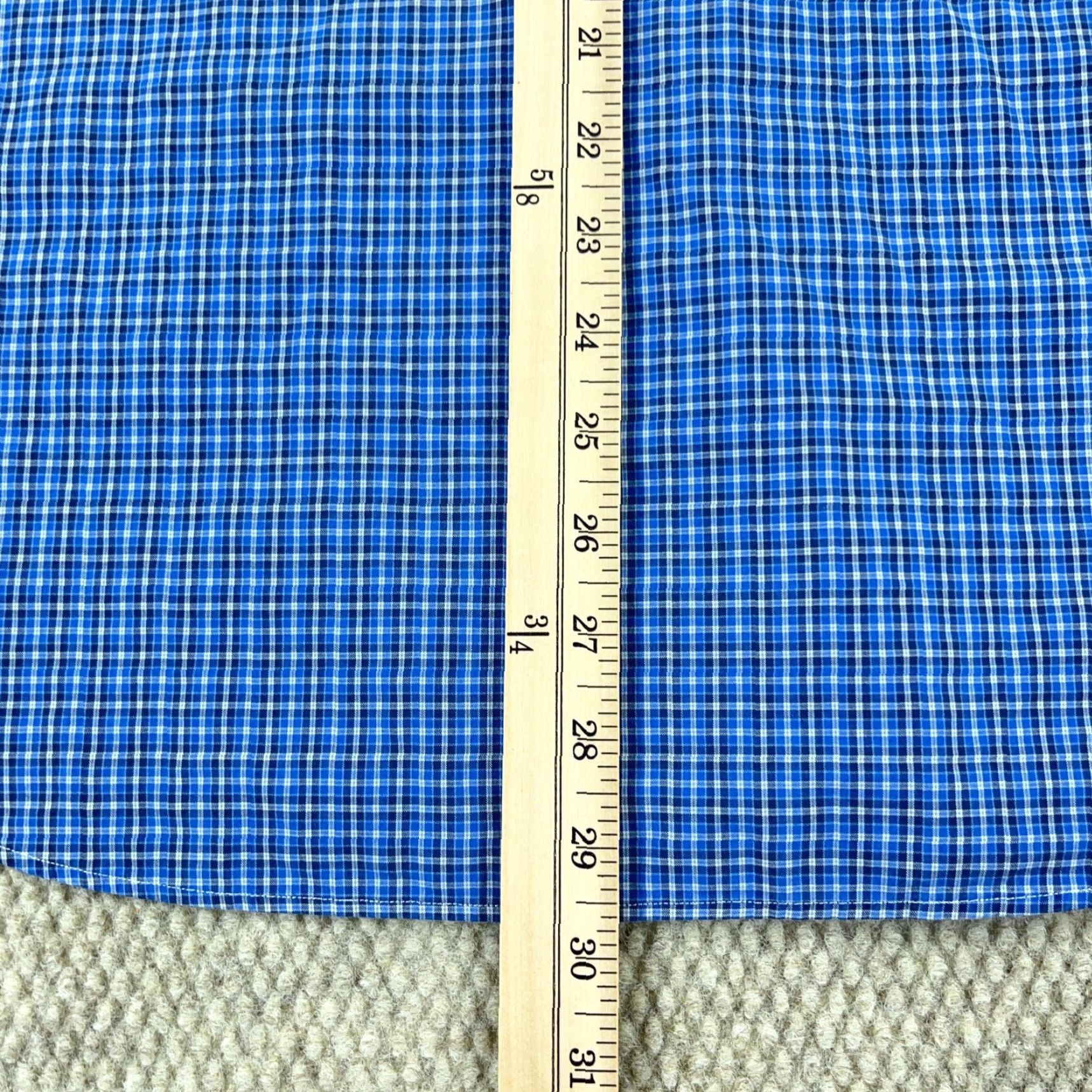 Ralph Lauren Ralph Lauren Shirt Men Large Blue Button-Up Classic Fit Plaid Camp A6 Size US L / EU 52-54 / 3 - 7 Thumbnail