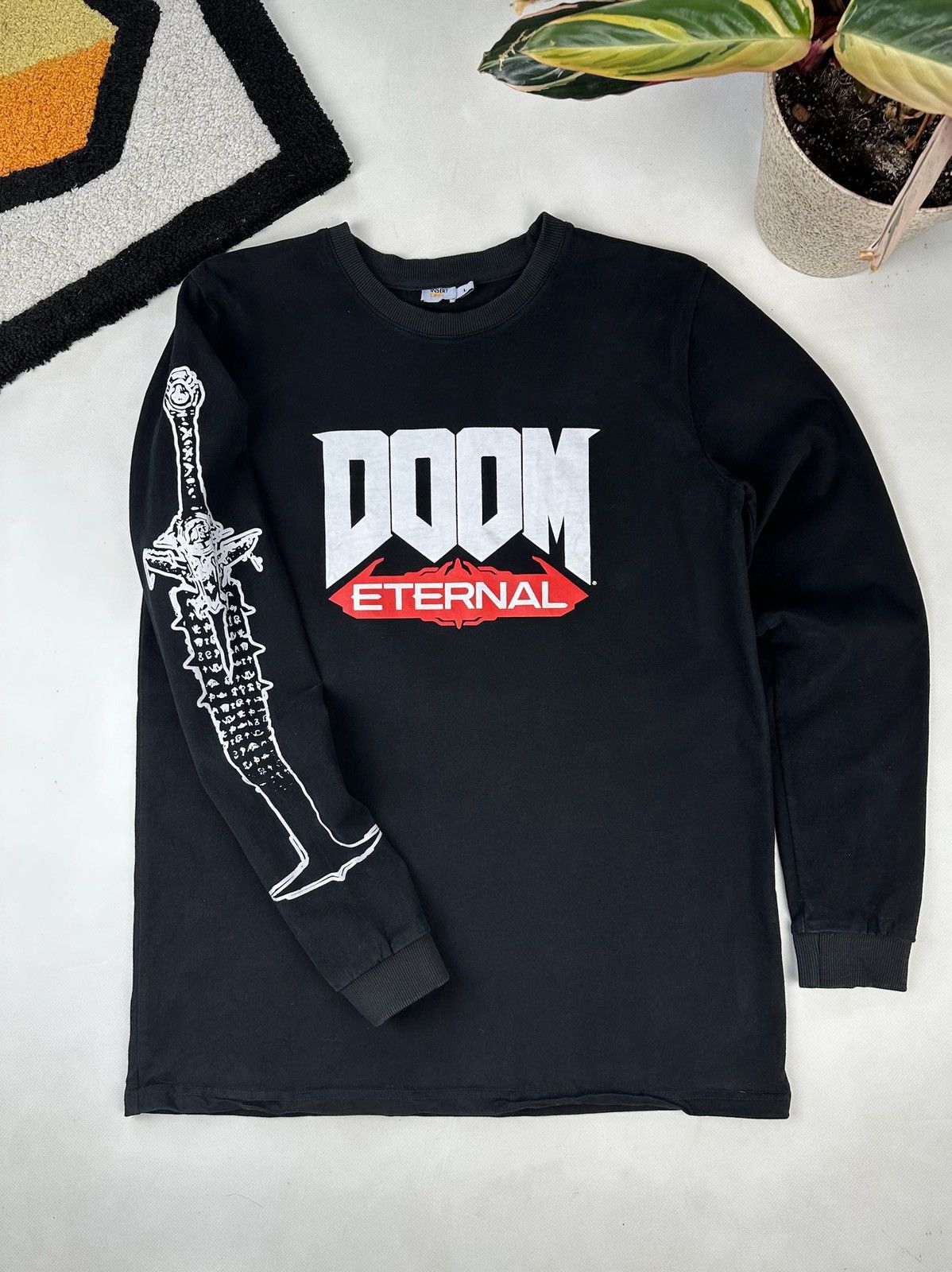 The Game × Vintage Vintage Doom Game Faded Graphic Tee 00s Size US M / EU 48-50 / 2 - 6 Thumbnail