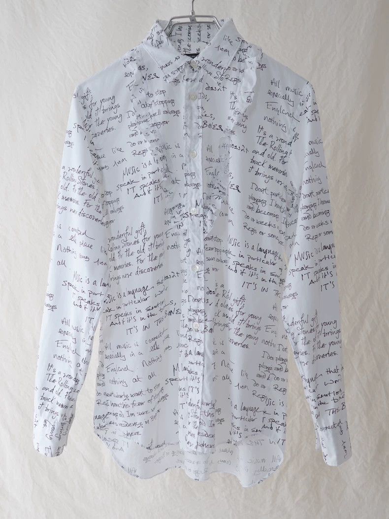 Comme des Garcons Comme Des Garcons Rolling Stones Poems Handwritten English Size S / US 4 / IT 40 - 7 Thumbnail